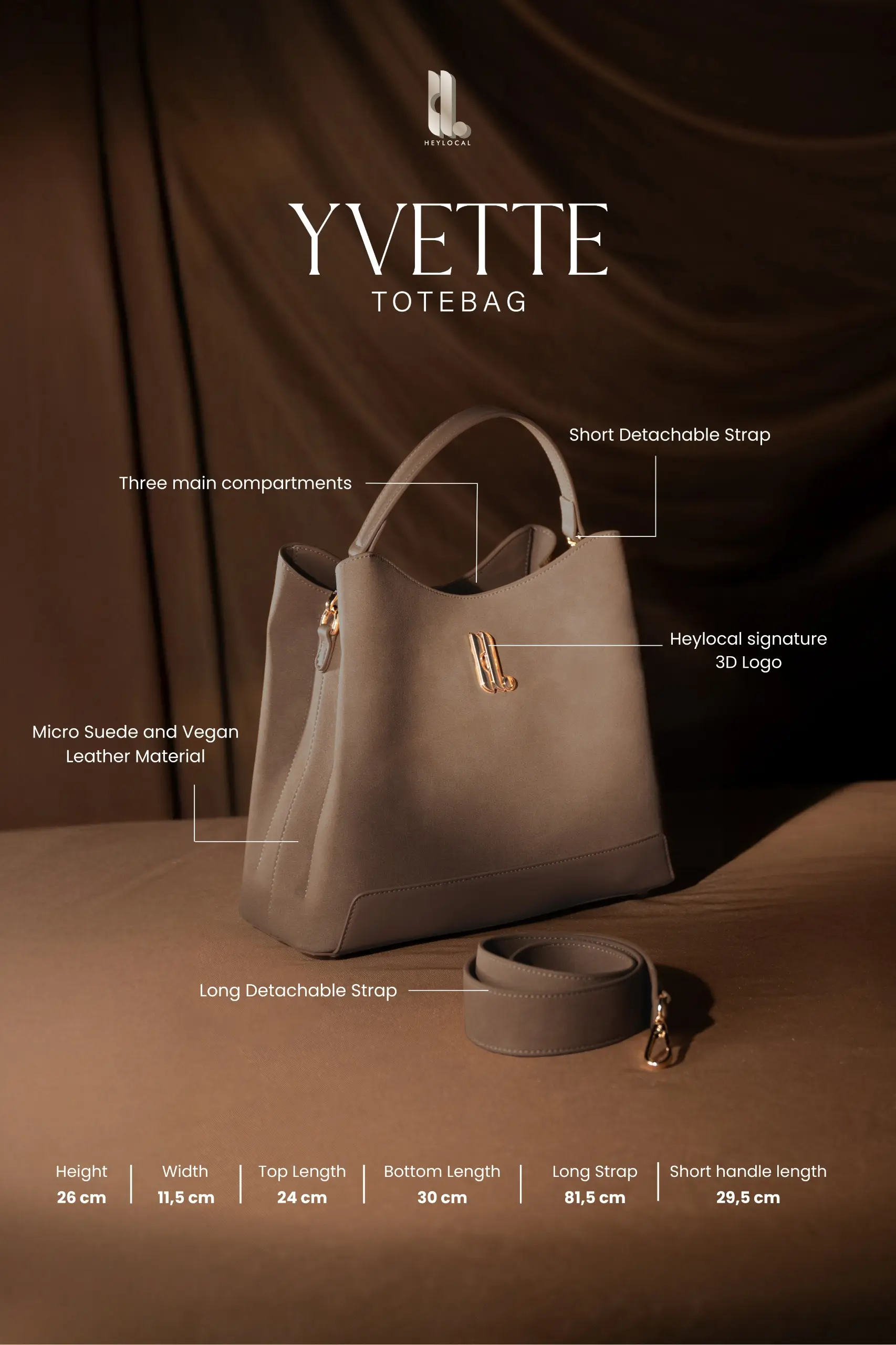 YVETTE TOTEBAG LINT