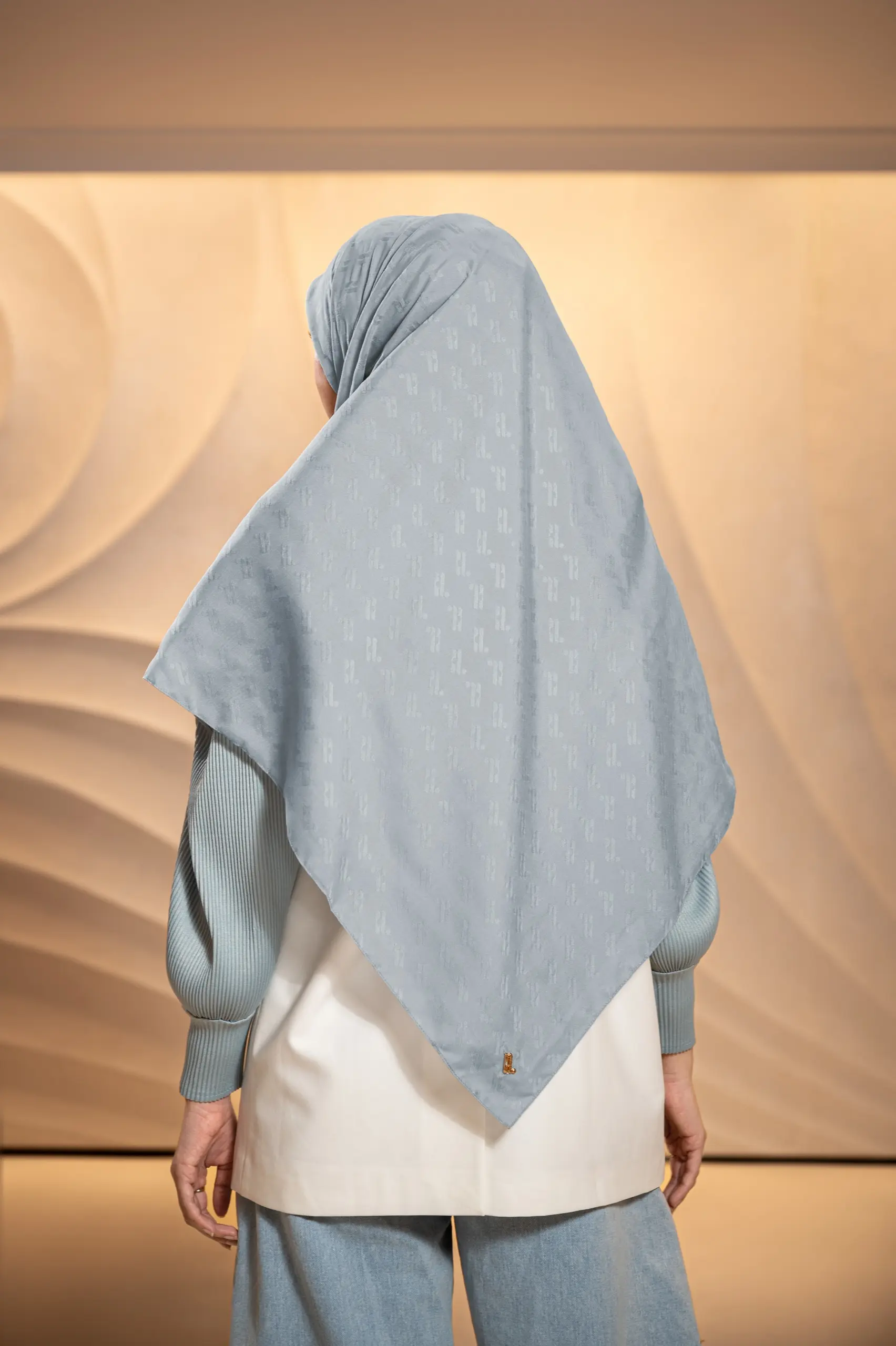 JACQUELLE SCARF SEAFOAM
