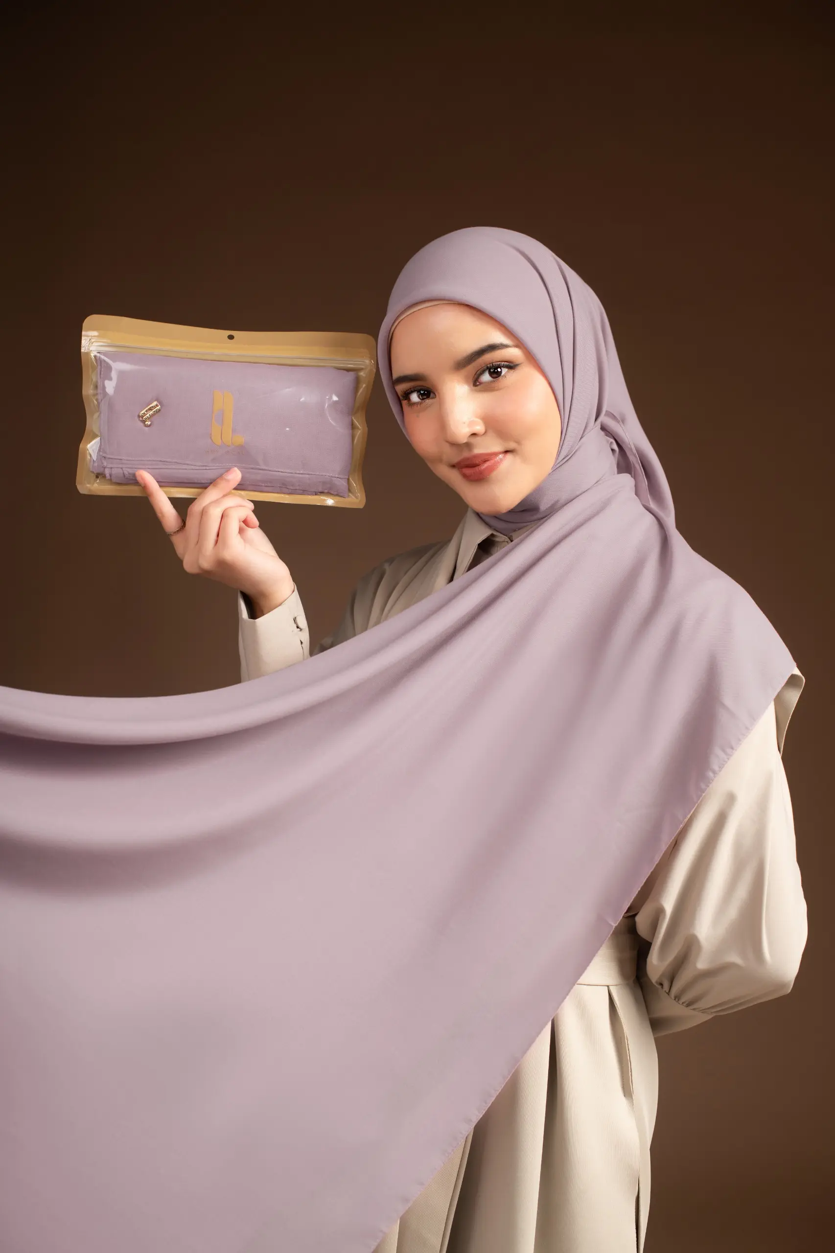 COZY SCARF MAUVE