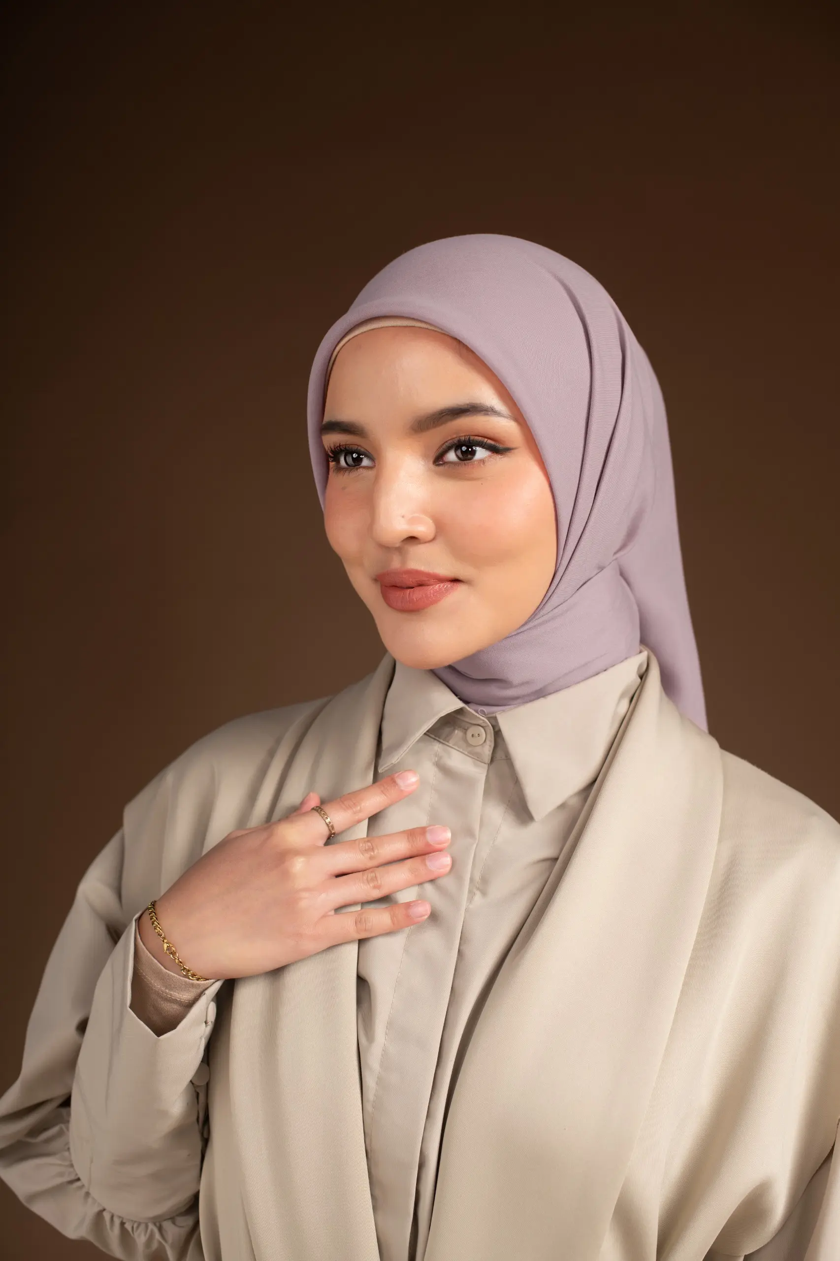 COZY SCARF MAUVE