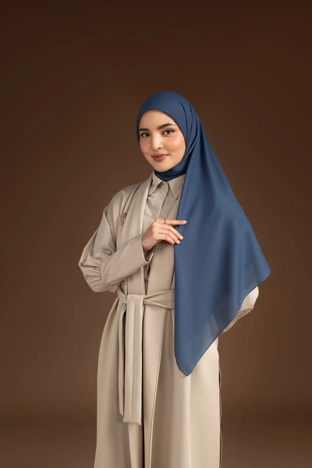 COZY SCARF PRUSSIAN