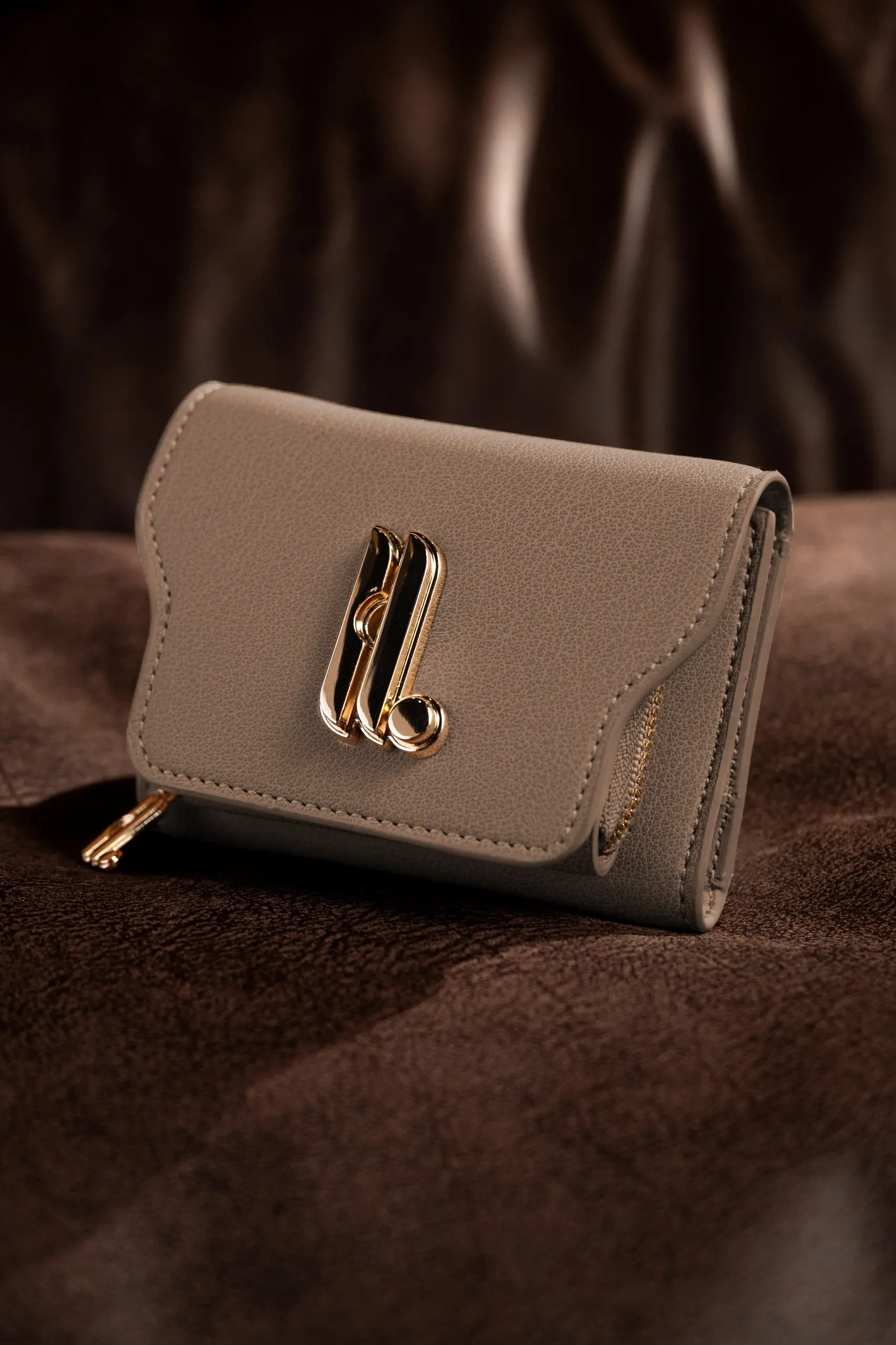 ELBURG WALLET TAUPE