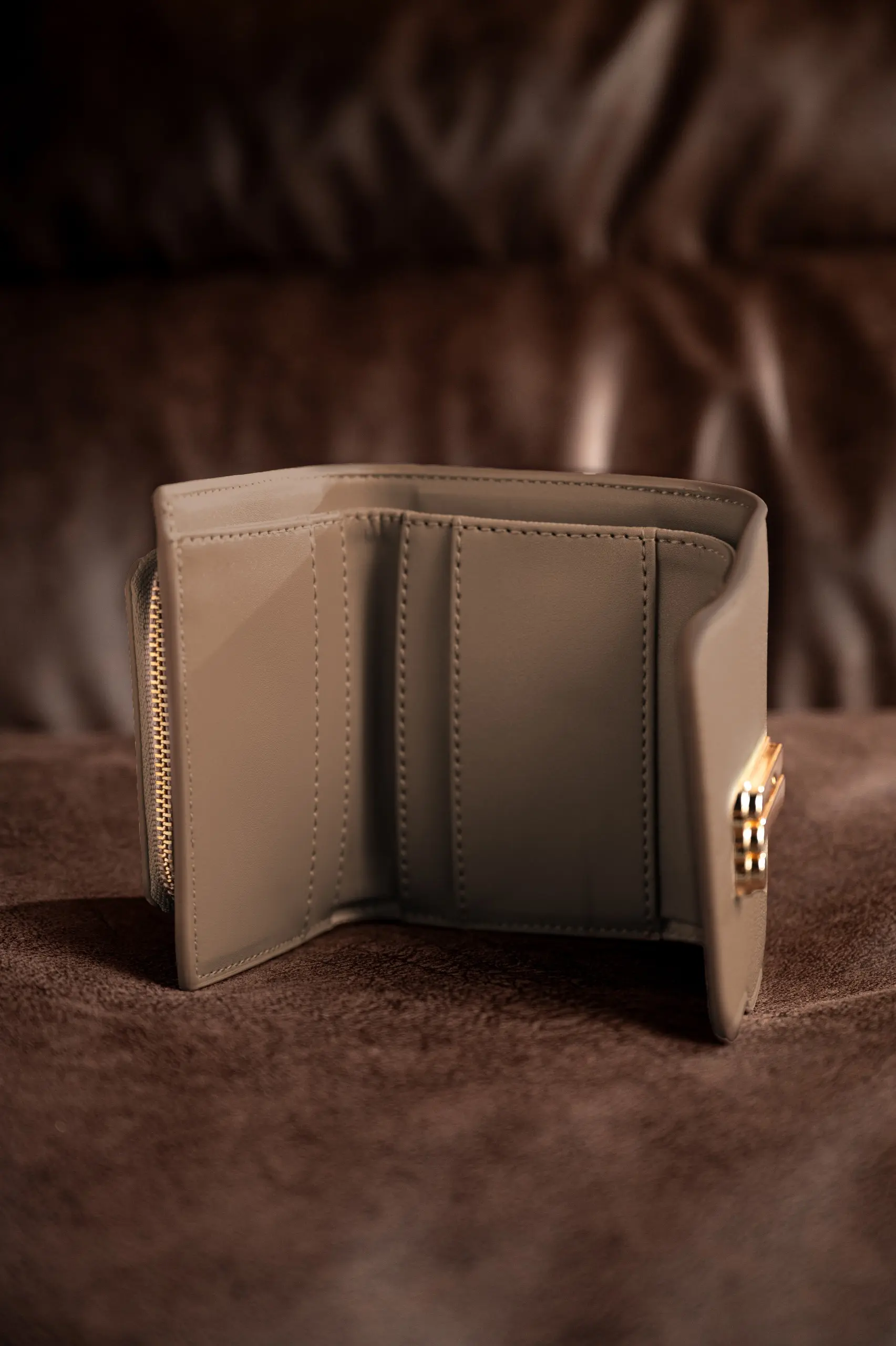 ELBURG WALLET TAUPE