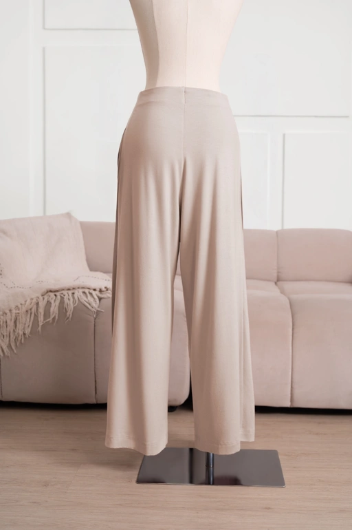 Image of HUGGABLE OVERLAP SLIT PANTS BONE