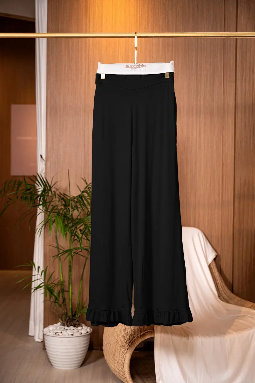 HUGGABLE FRILL PANTS BLACK BEAUTY