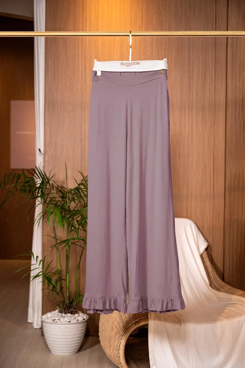 HUGGABLE FRILL PANTS HAZELNUT