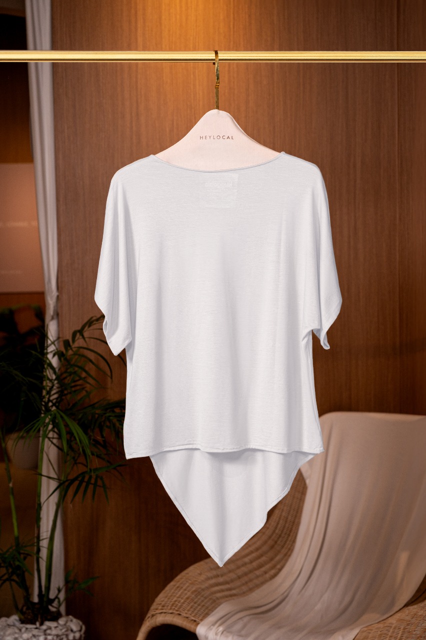 HUGGABLE ASYMMETRIC TOP COTTON