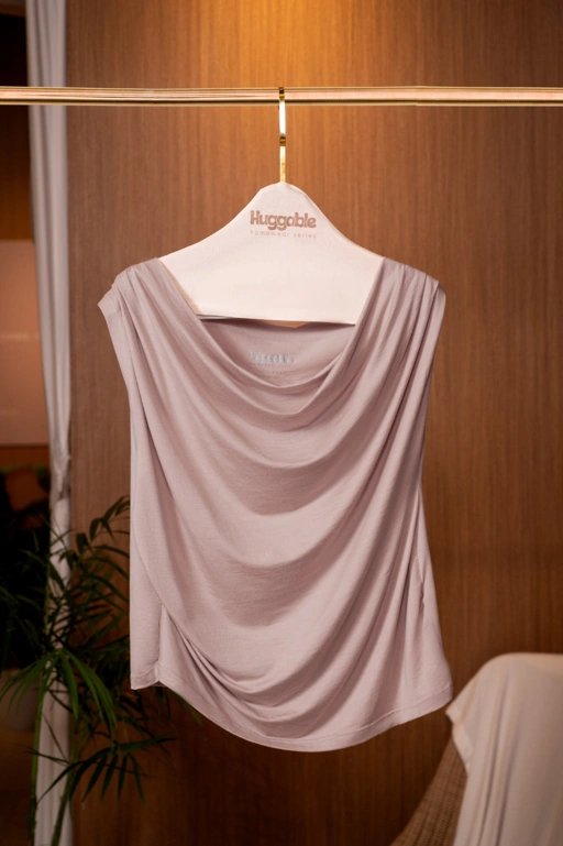 Image of HUGGABLE DRAPERY TOP SHELL