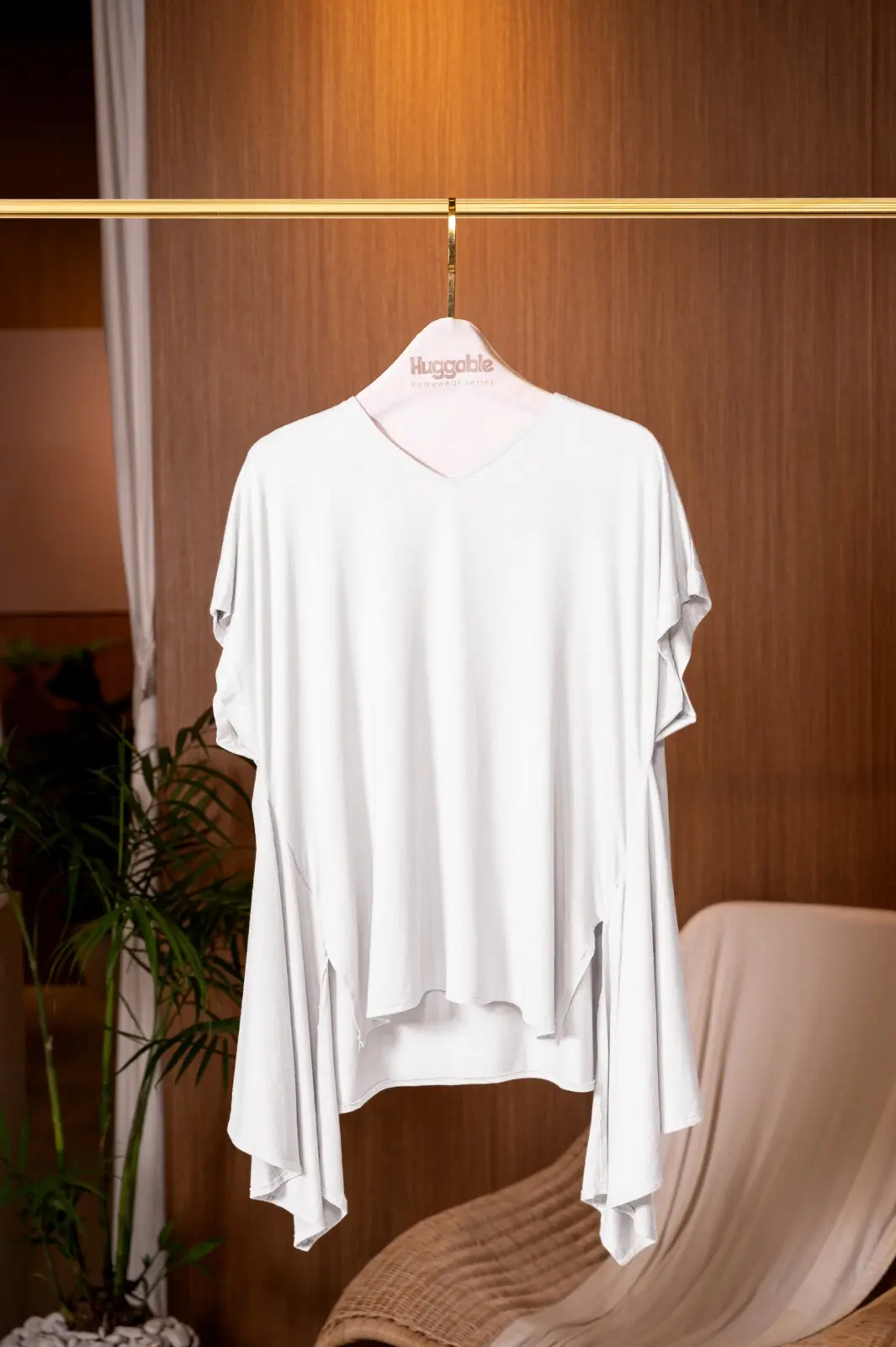 HUGGABLE FLARE TOP COTTON