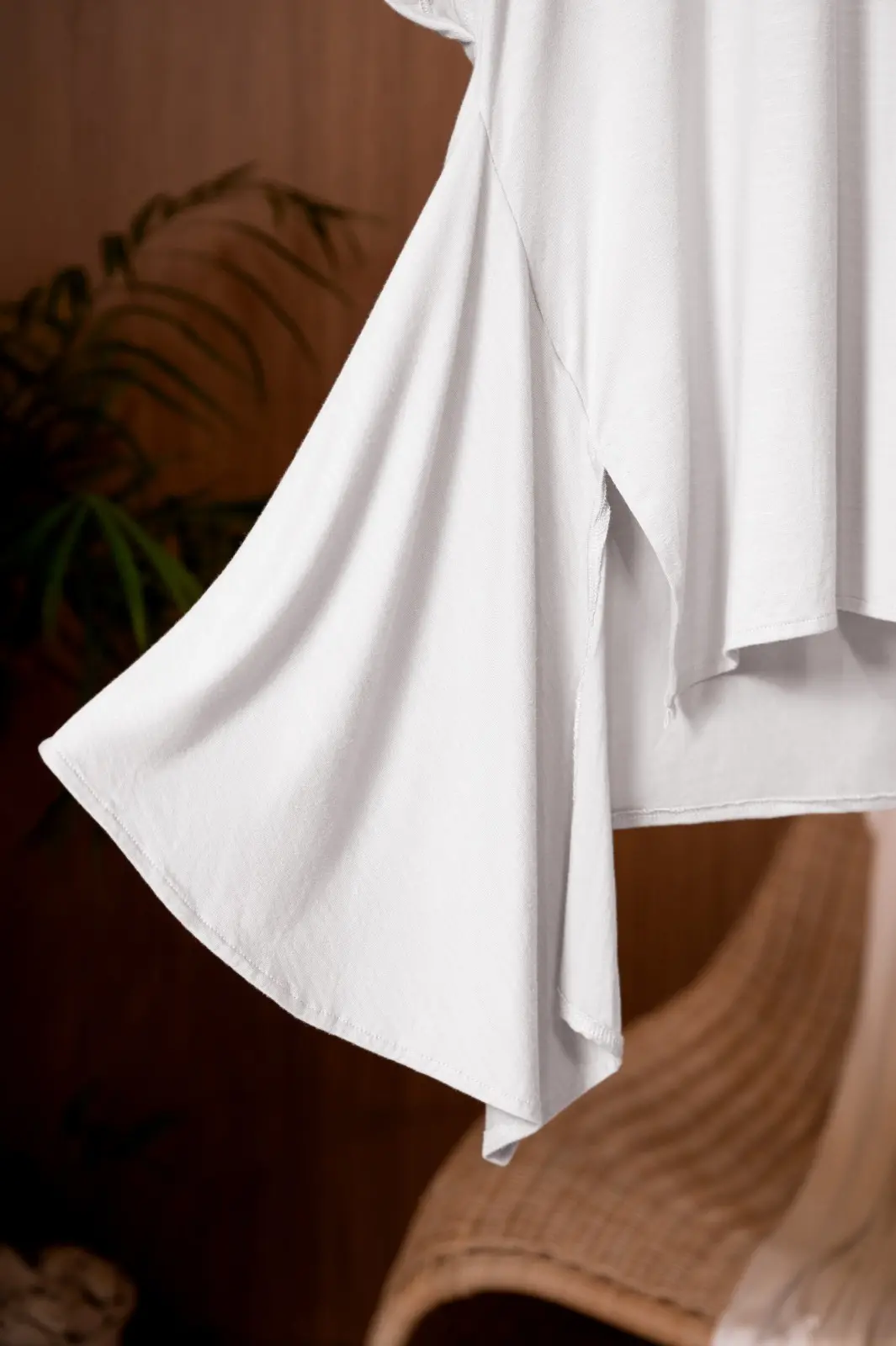 HUGGABLE FLARE TOP COTTON