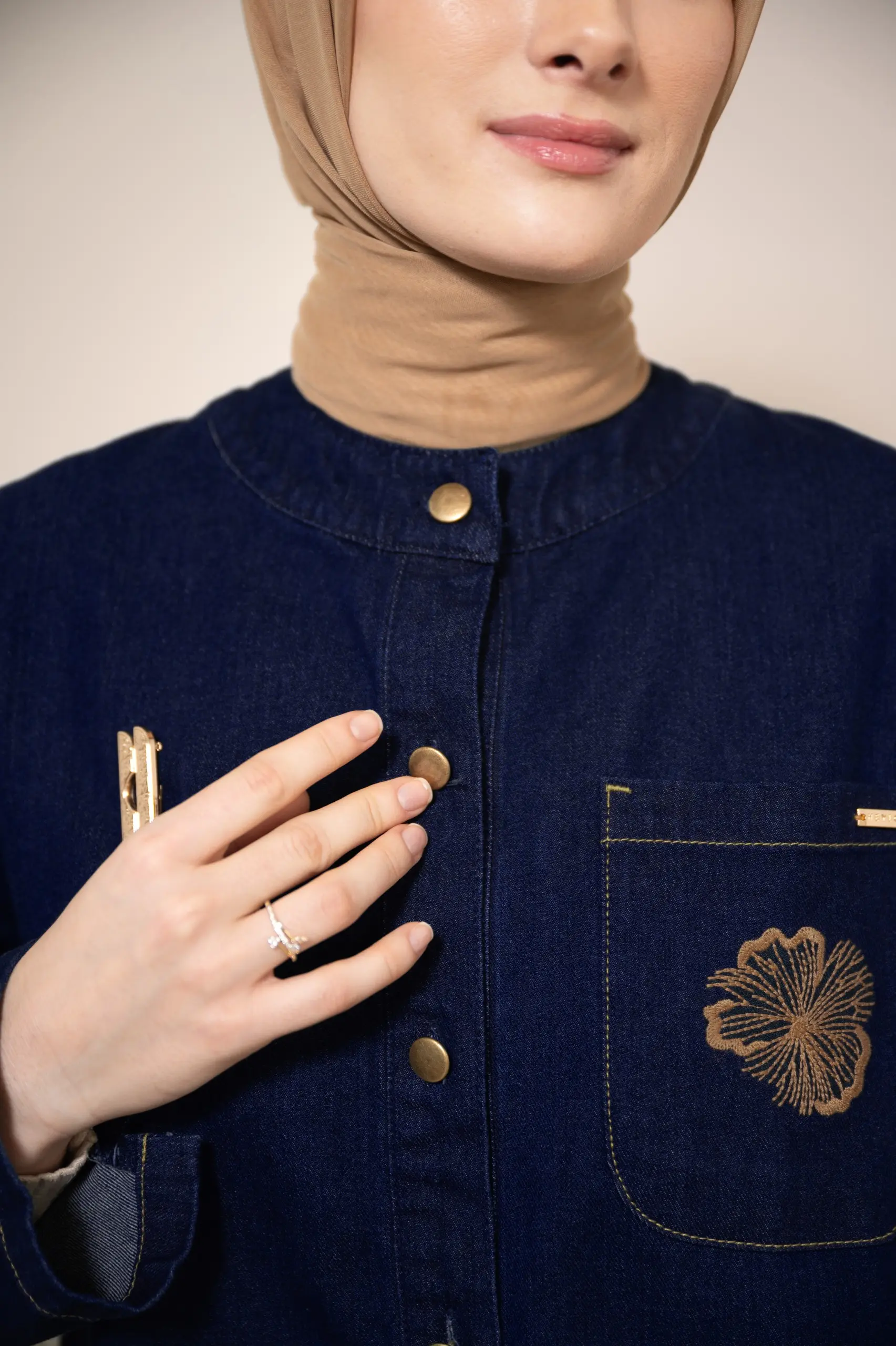 YUKA DENIM JACKET DARK BLUE