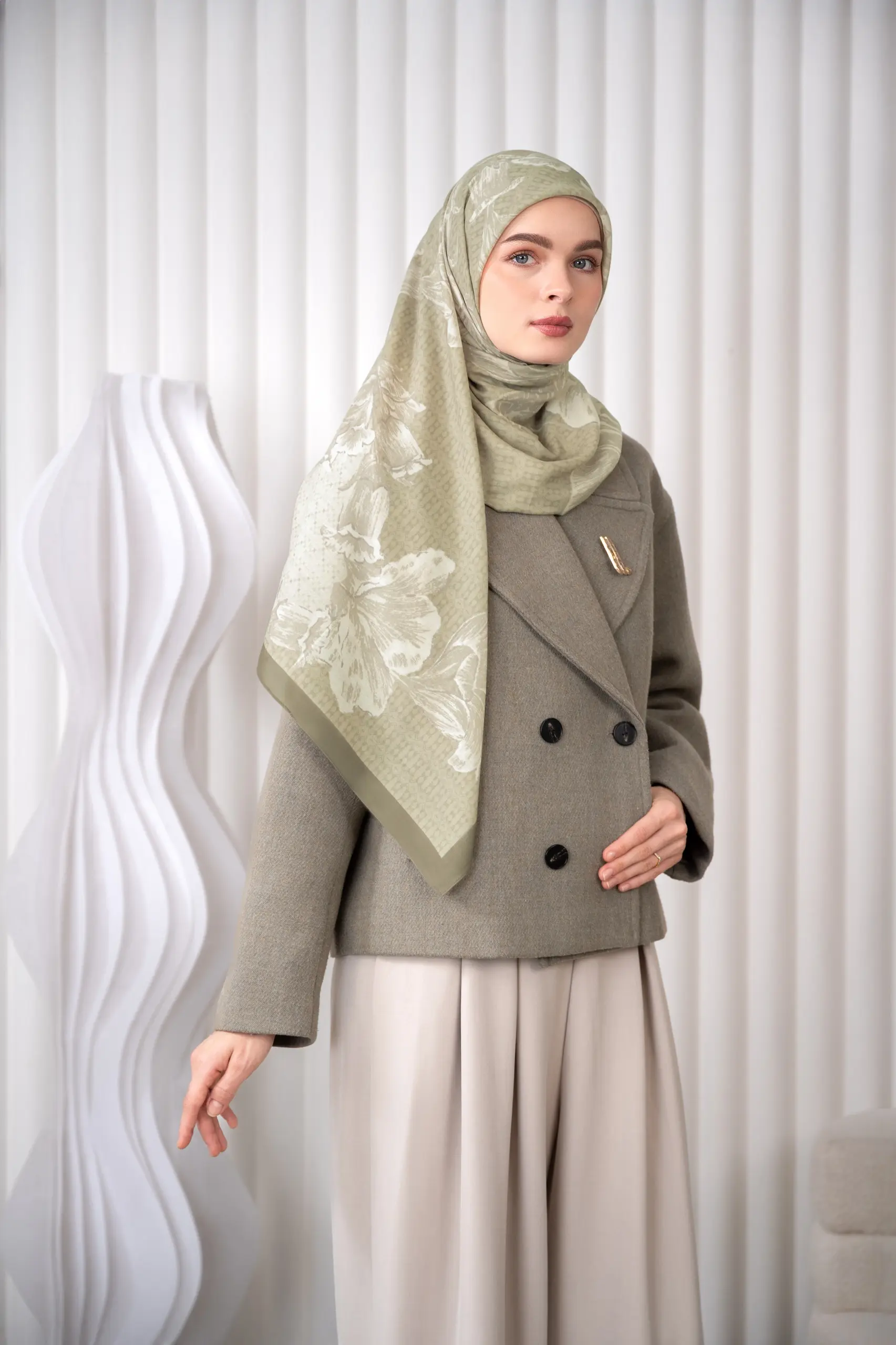 FLEUREA SCARF OLVARE