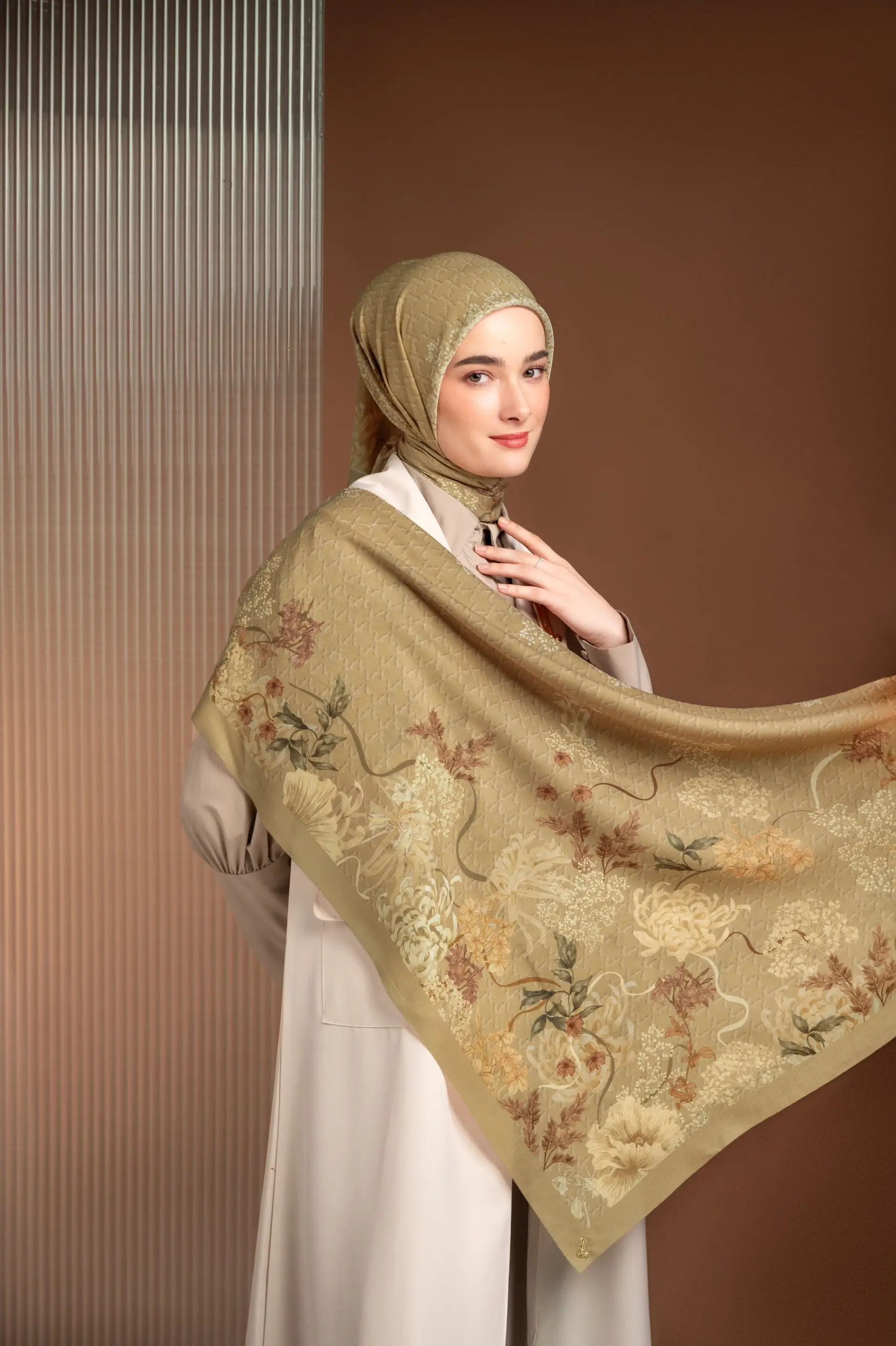 AMOUR SCARF BUTTERSCOTCH