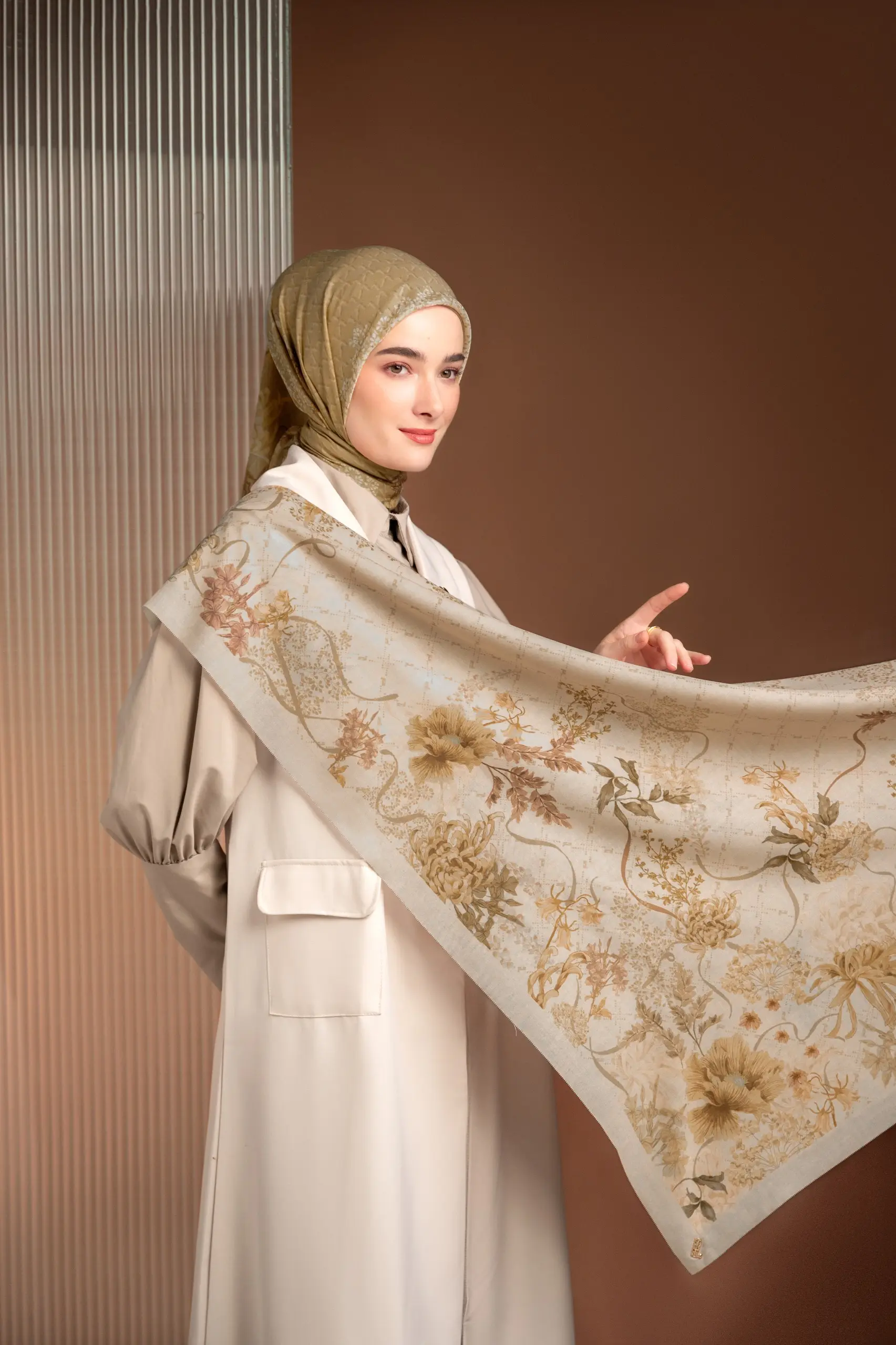 AMOUR SCARF BUTTERSCOTCH