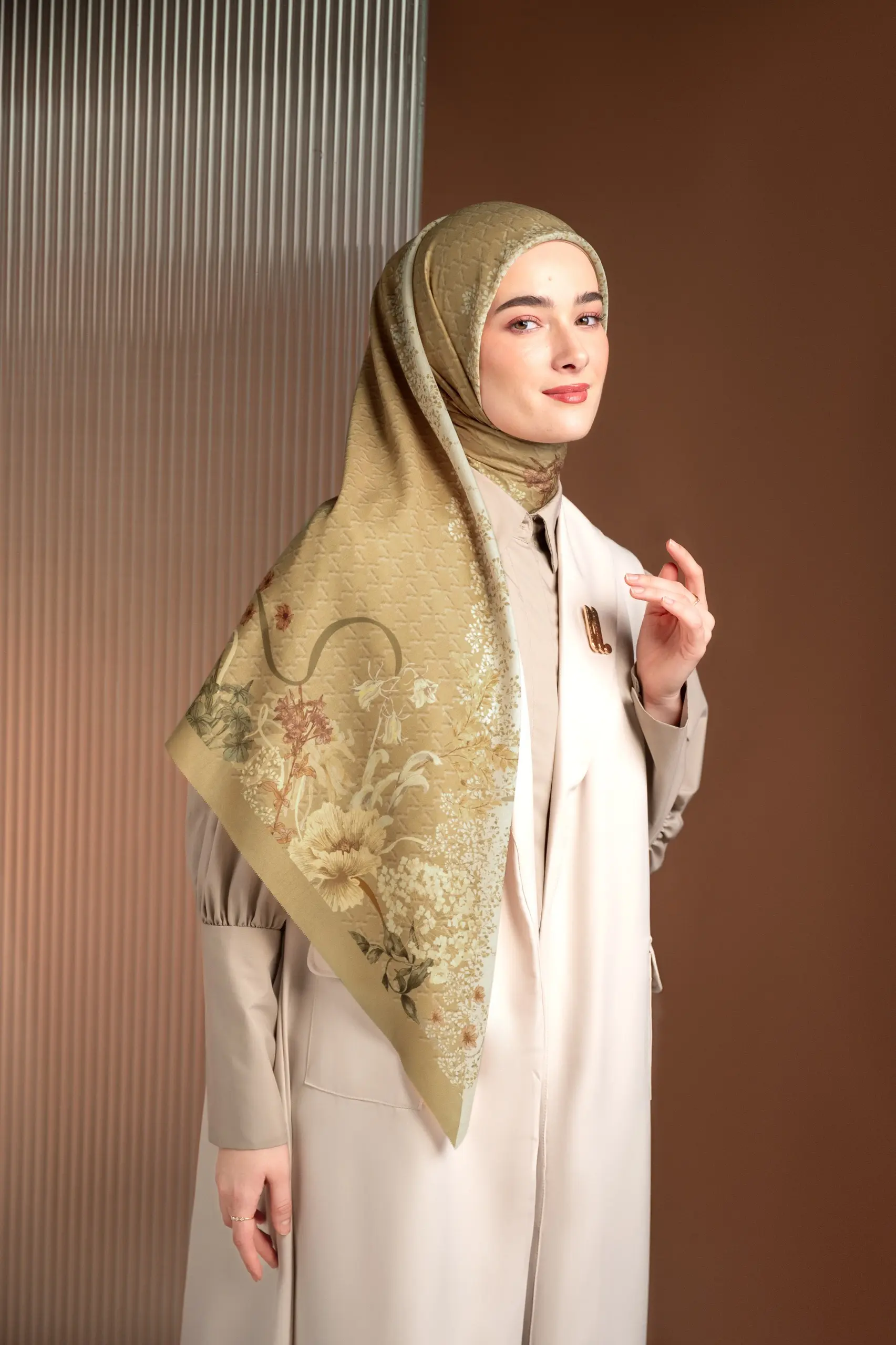 AMOUR SCARF BUTTERSCOTCH