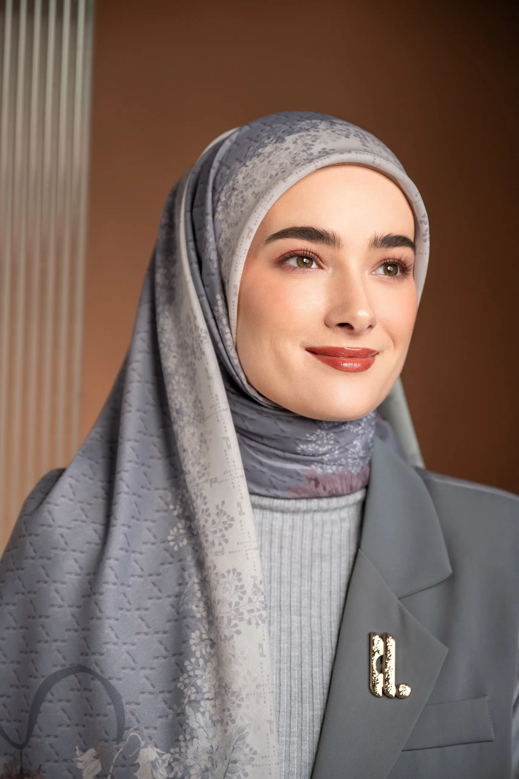 AMOUR SCARF STORM GREY