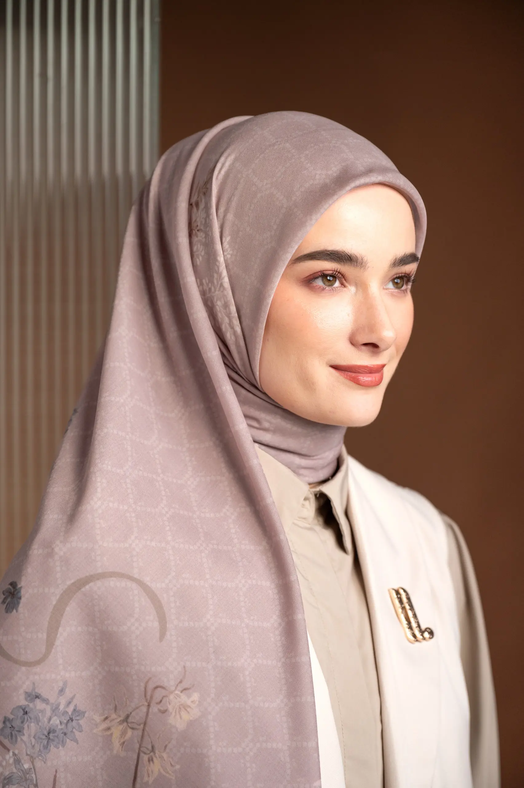 AMOUR SCARF PETAL BLUSH