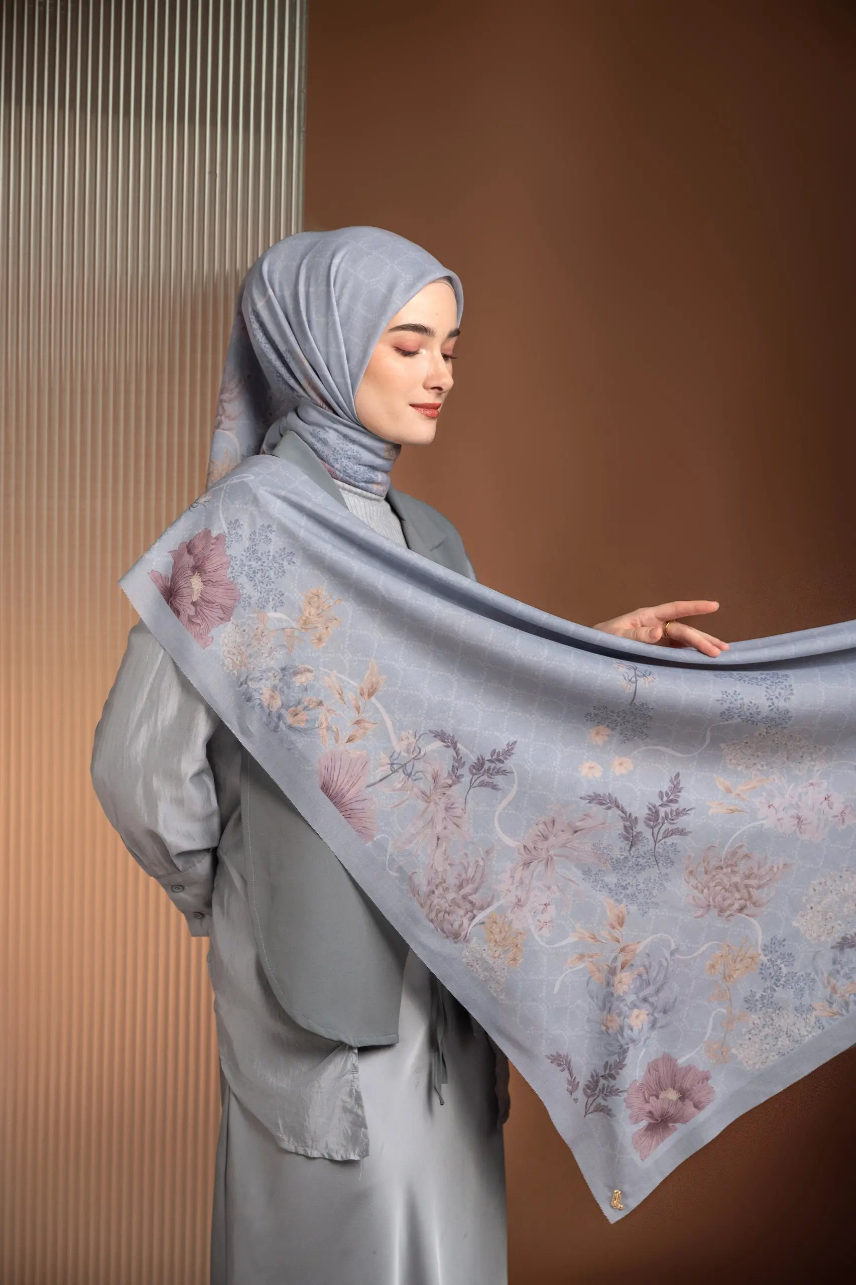 AMOUR SCARF SEAFOAM