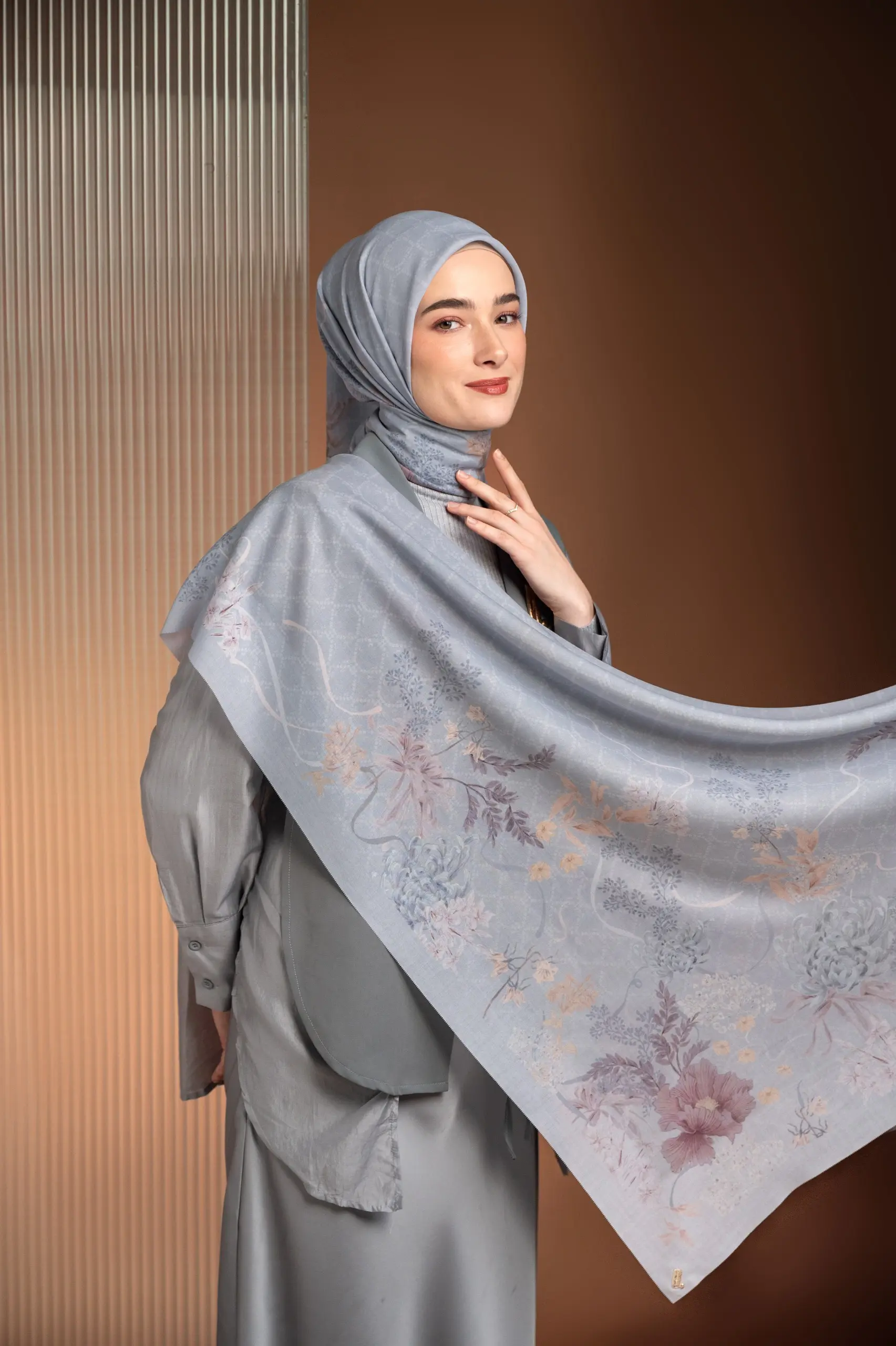 AMOUR SCARF SEAFOAM