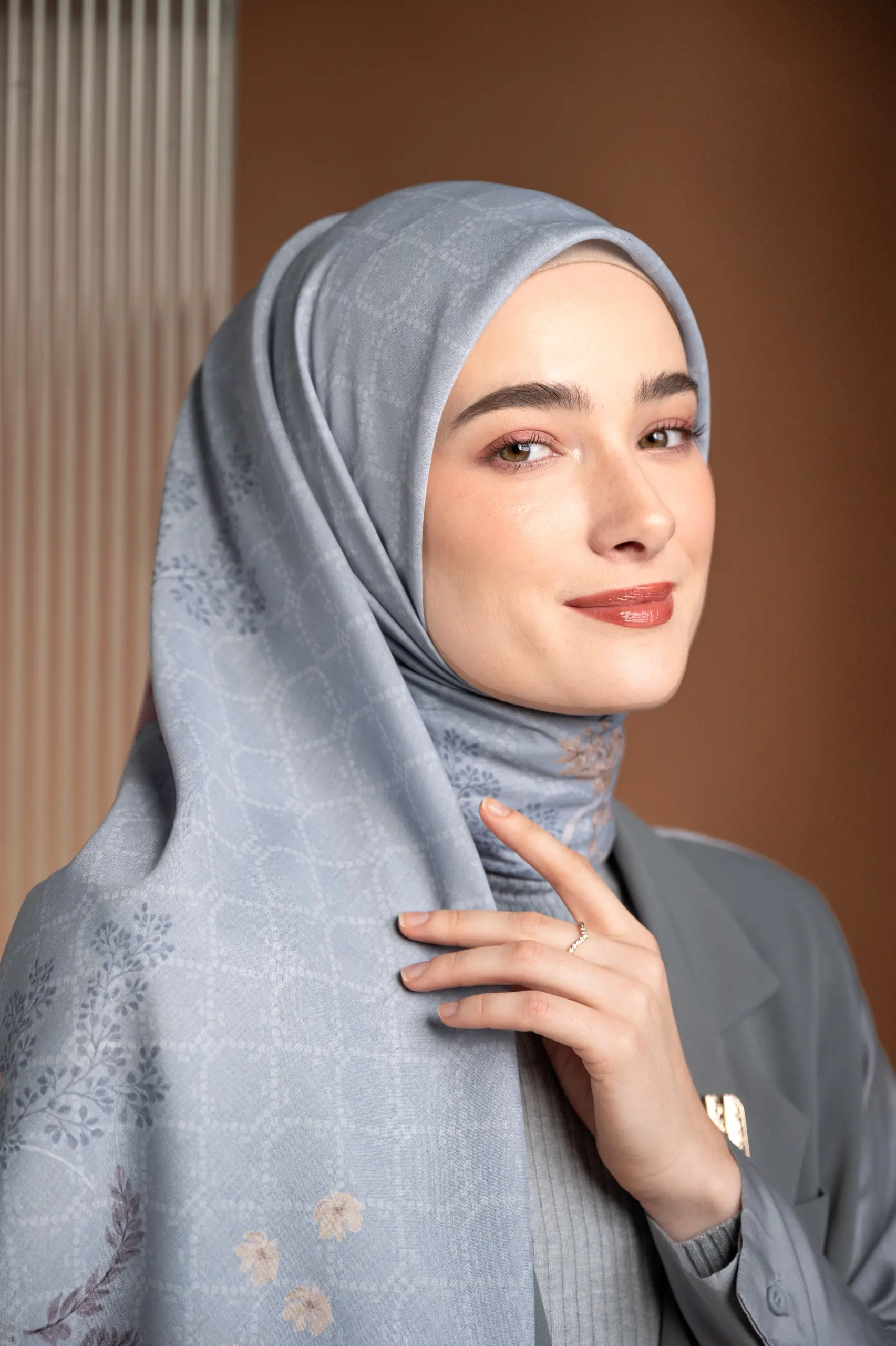 AMOUR SCARF SEAFOAM