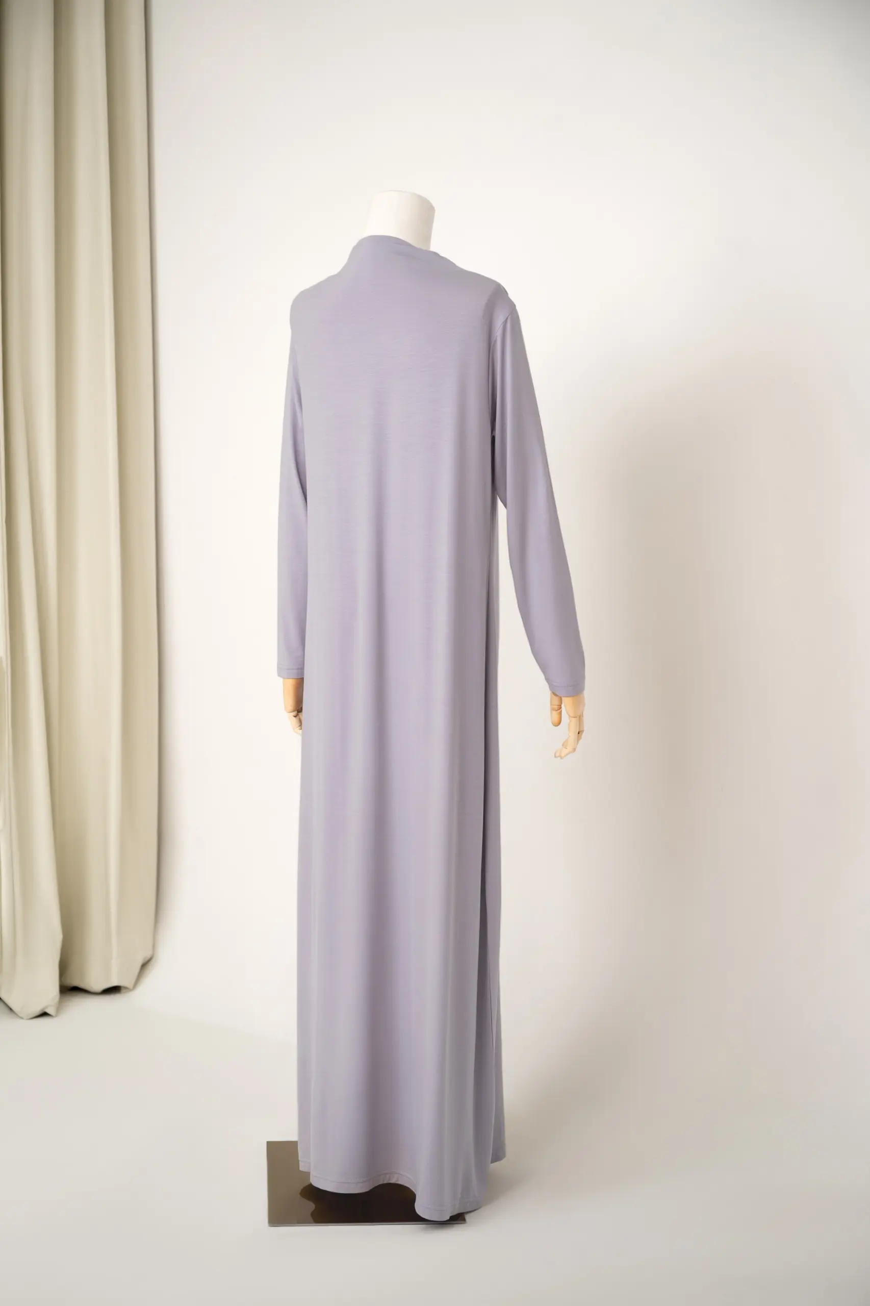 HUGGABLE LONG SLEEVE INNER DRESS MIST GRAY