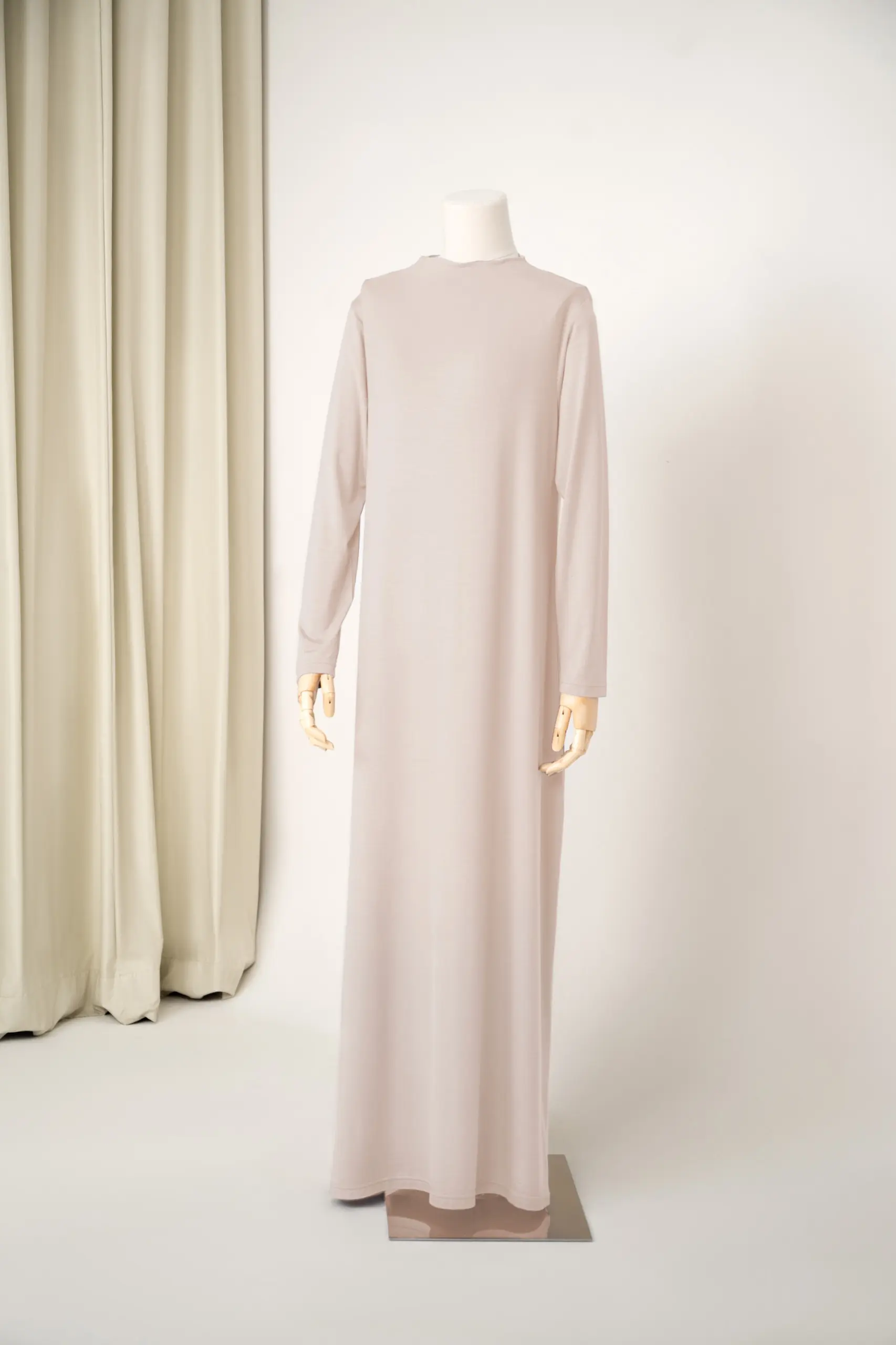 HUGGABLE LONG SLEEVE INNER DRESS NEUTRAL