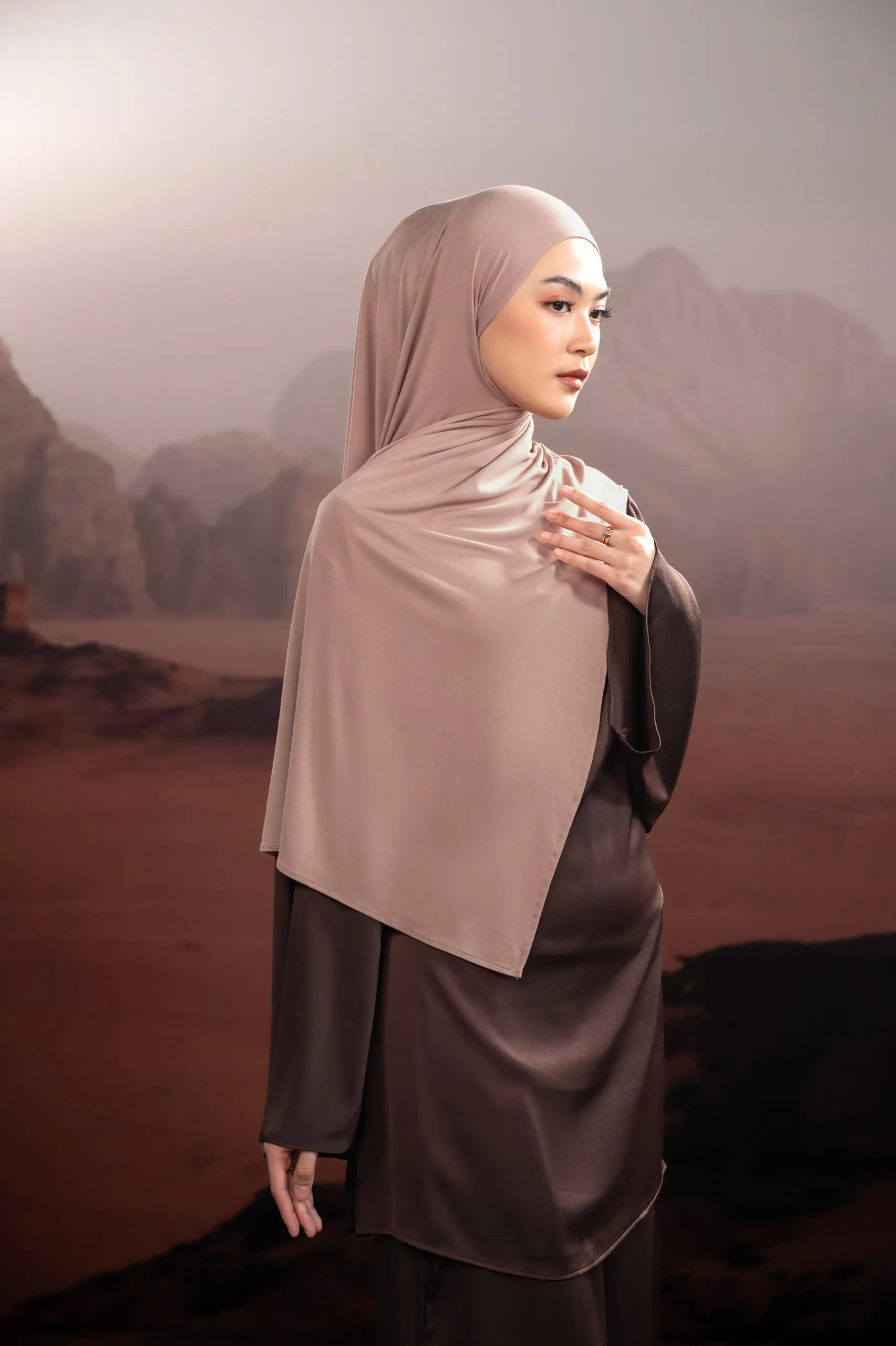 ZÉNA PASHMINA LATTE