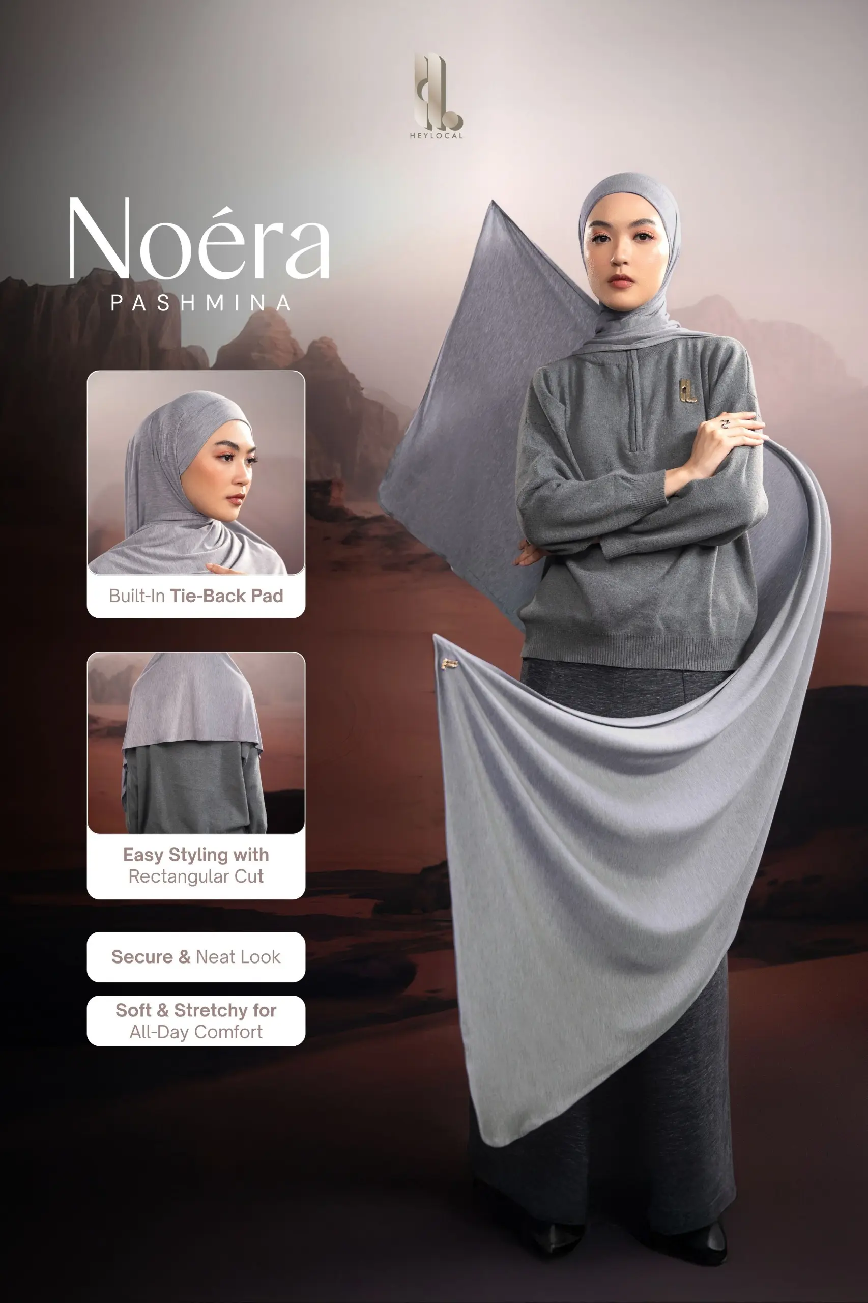 NOÉRA PASHMINA LATTE