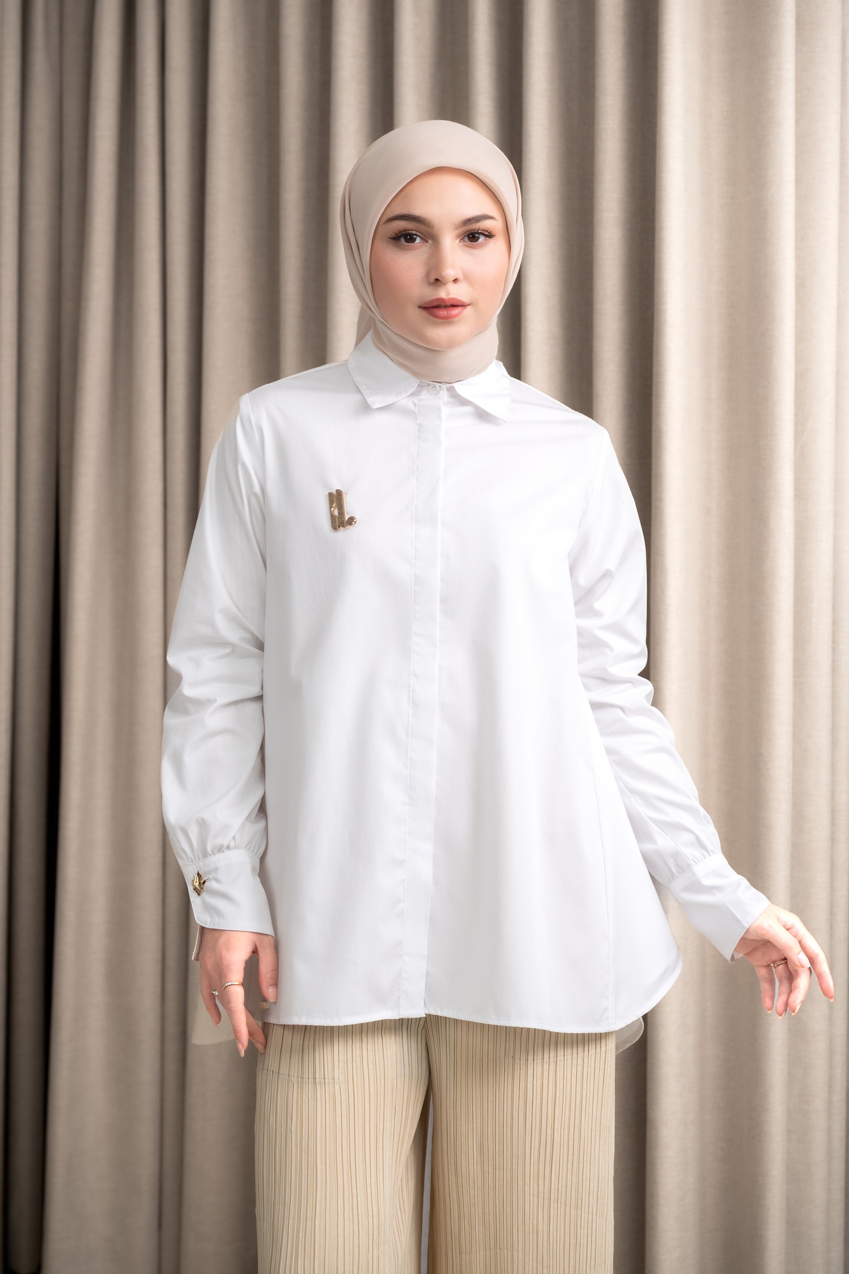 SYRA SHIRT PEARL