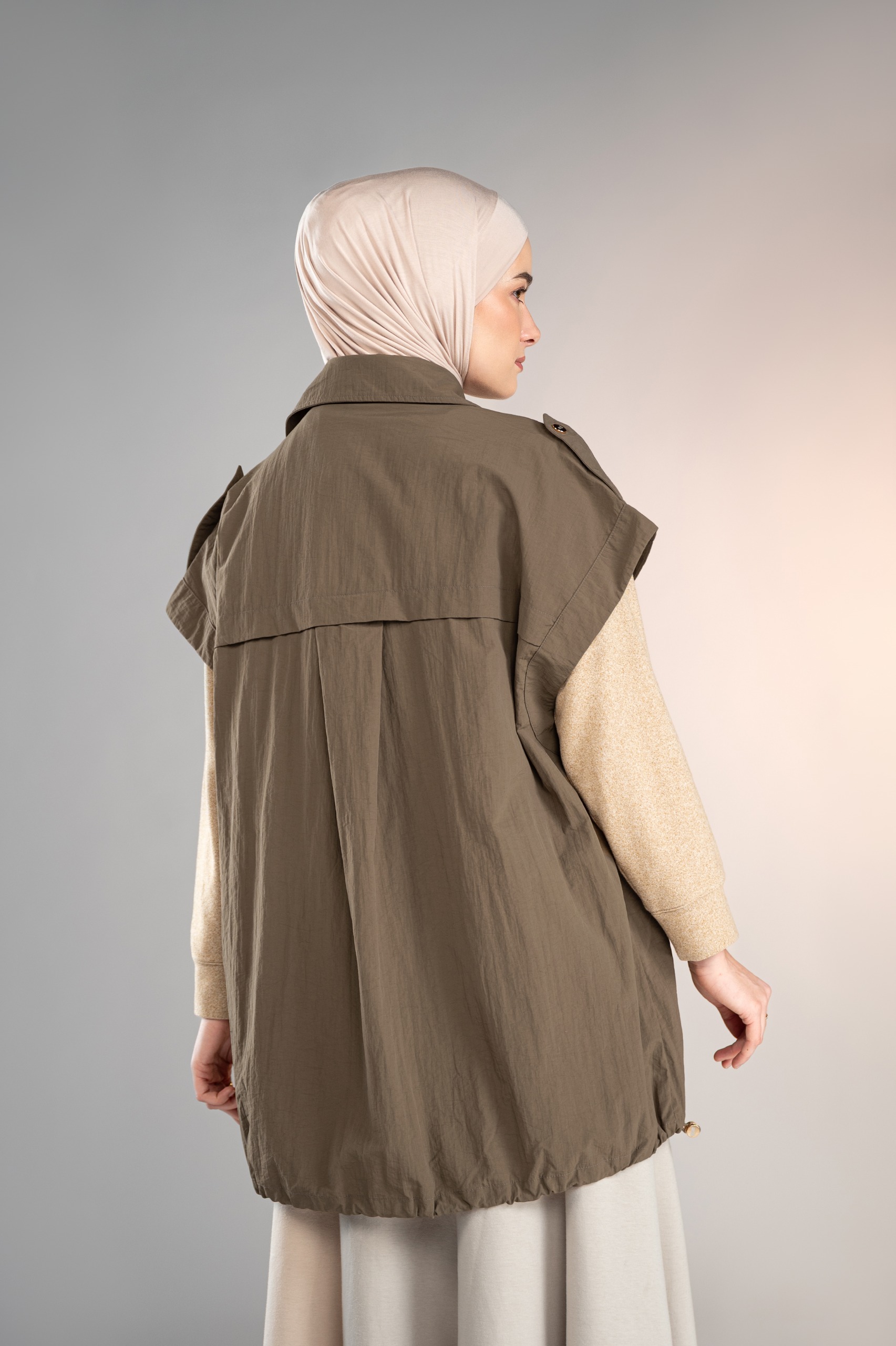 MARGOT VEST SEPIA