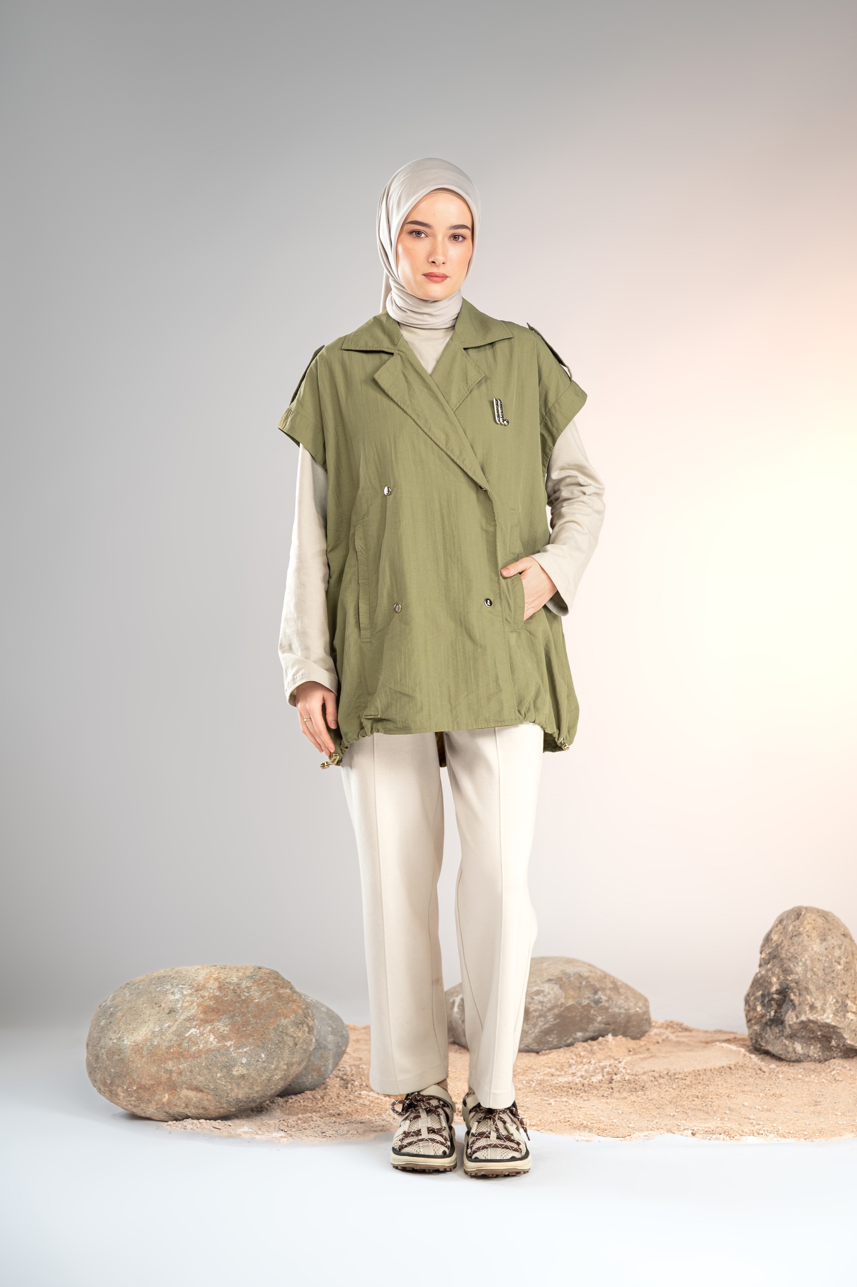 MARGOT VEST EVERGREEN