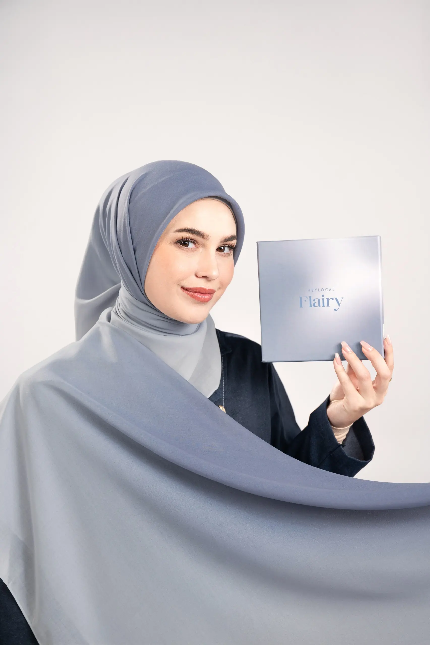 FLAIRY SCARF DENIM
