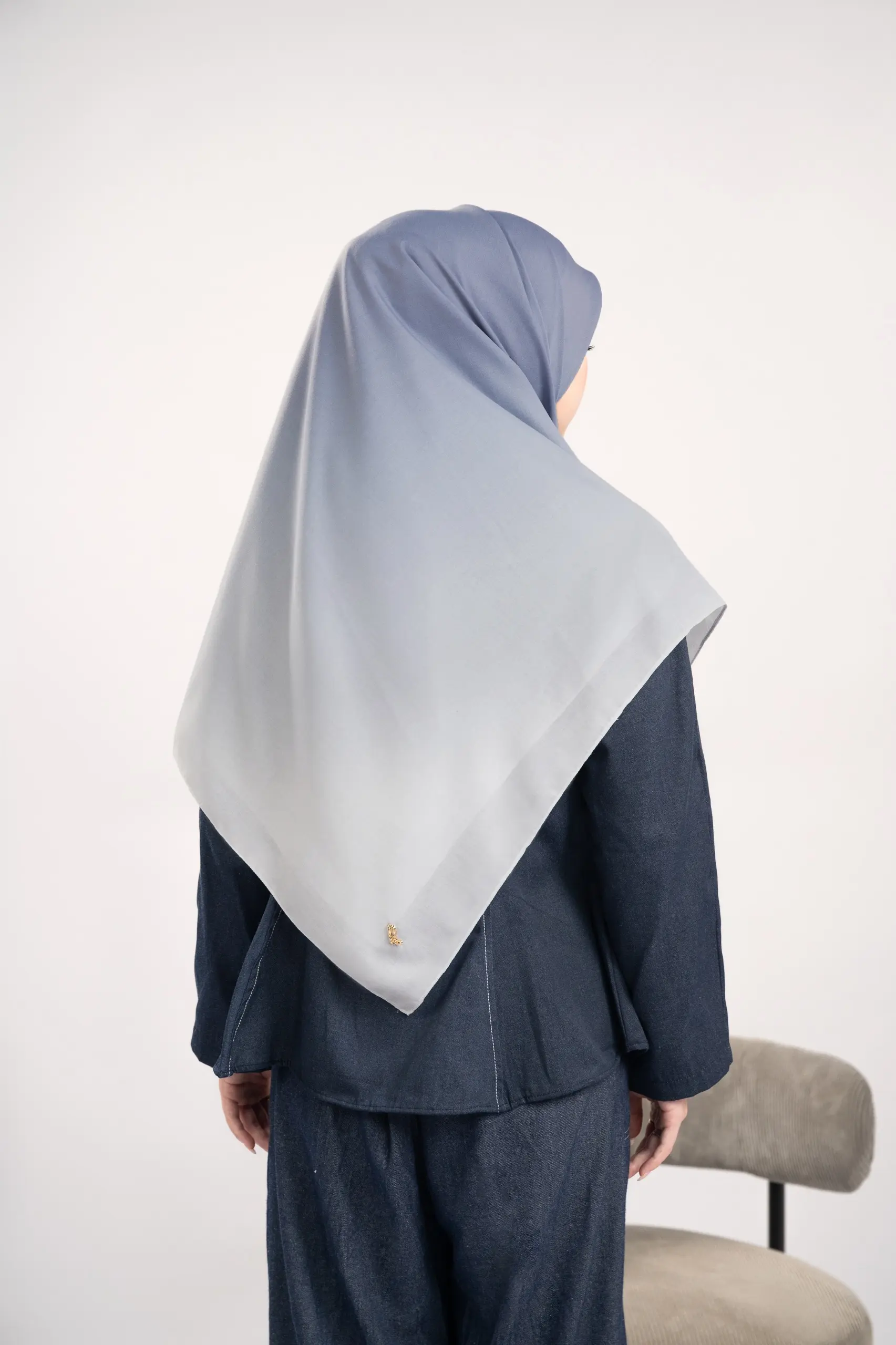 FLAIRY SCARF DENIM