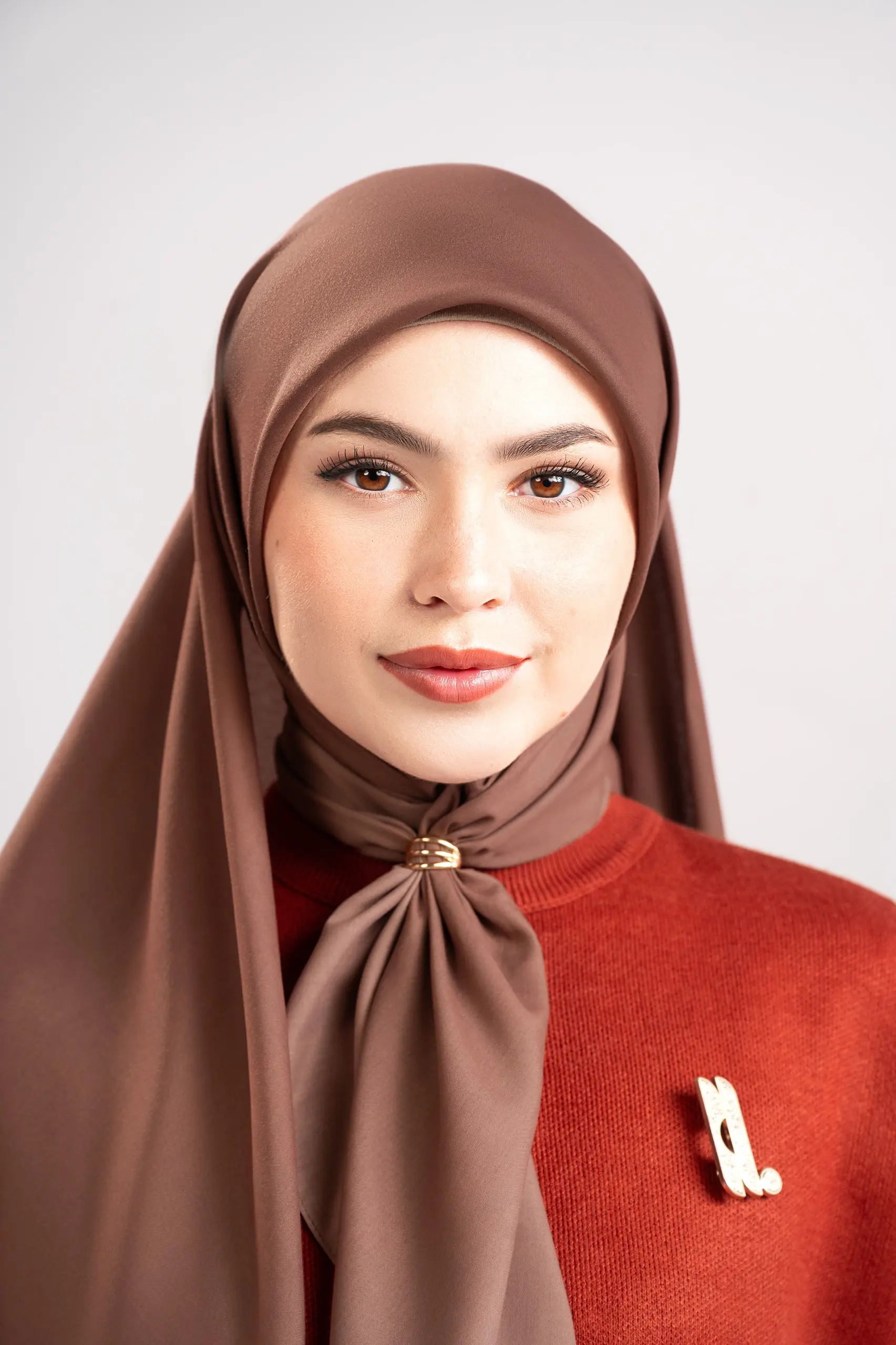 FLAIRY SCARF TERRACOTA