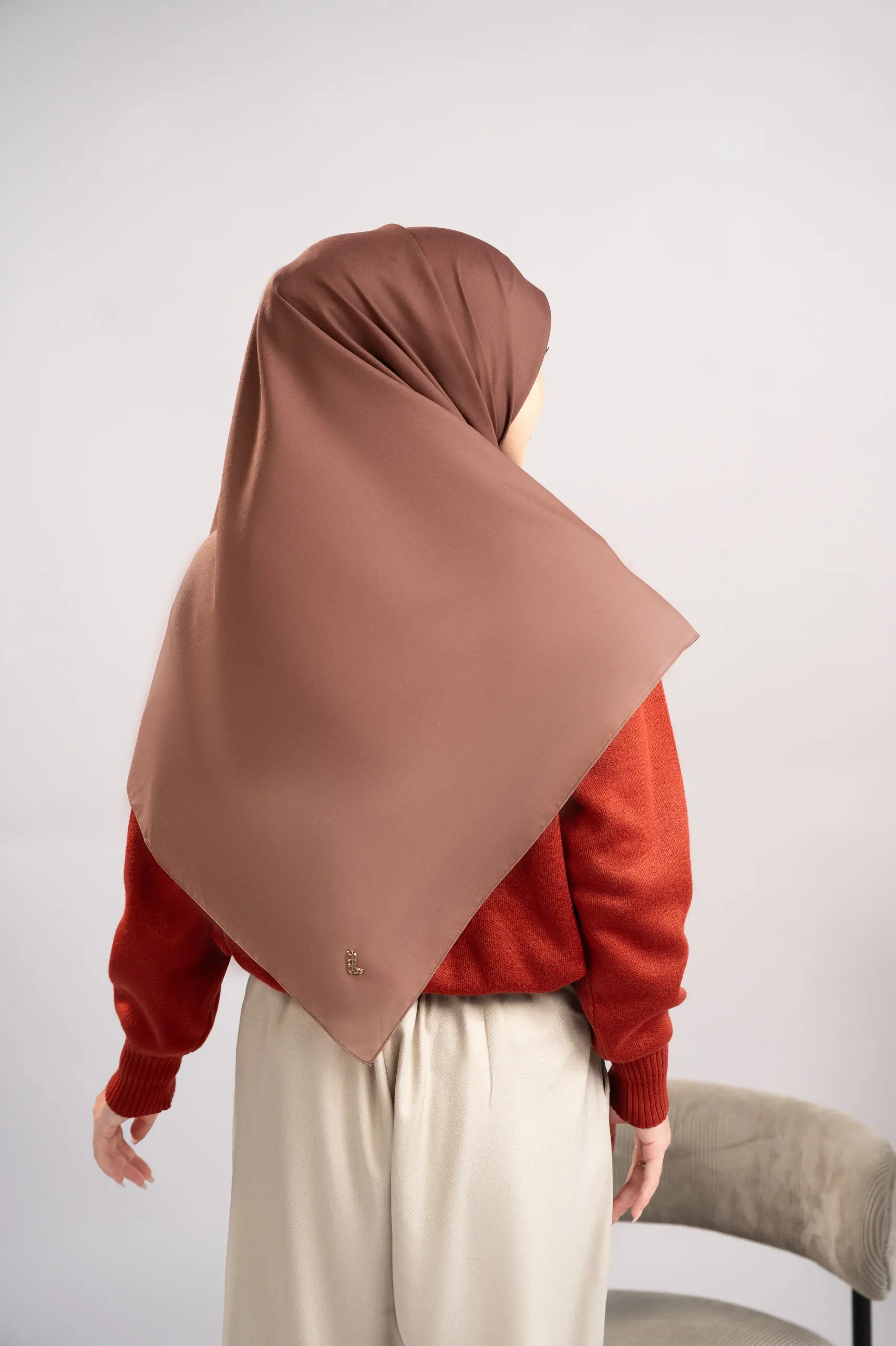 FLAIRY SCARF TERRACOTA
