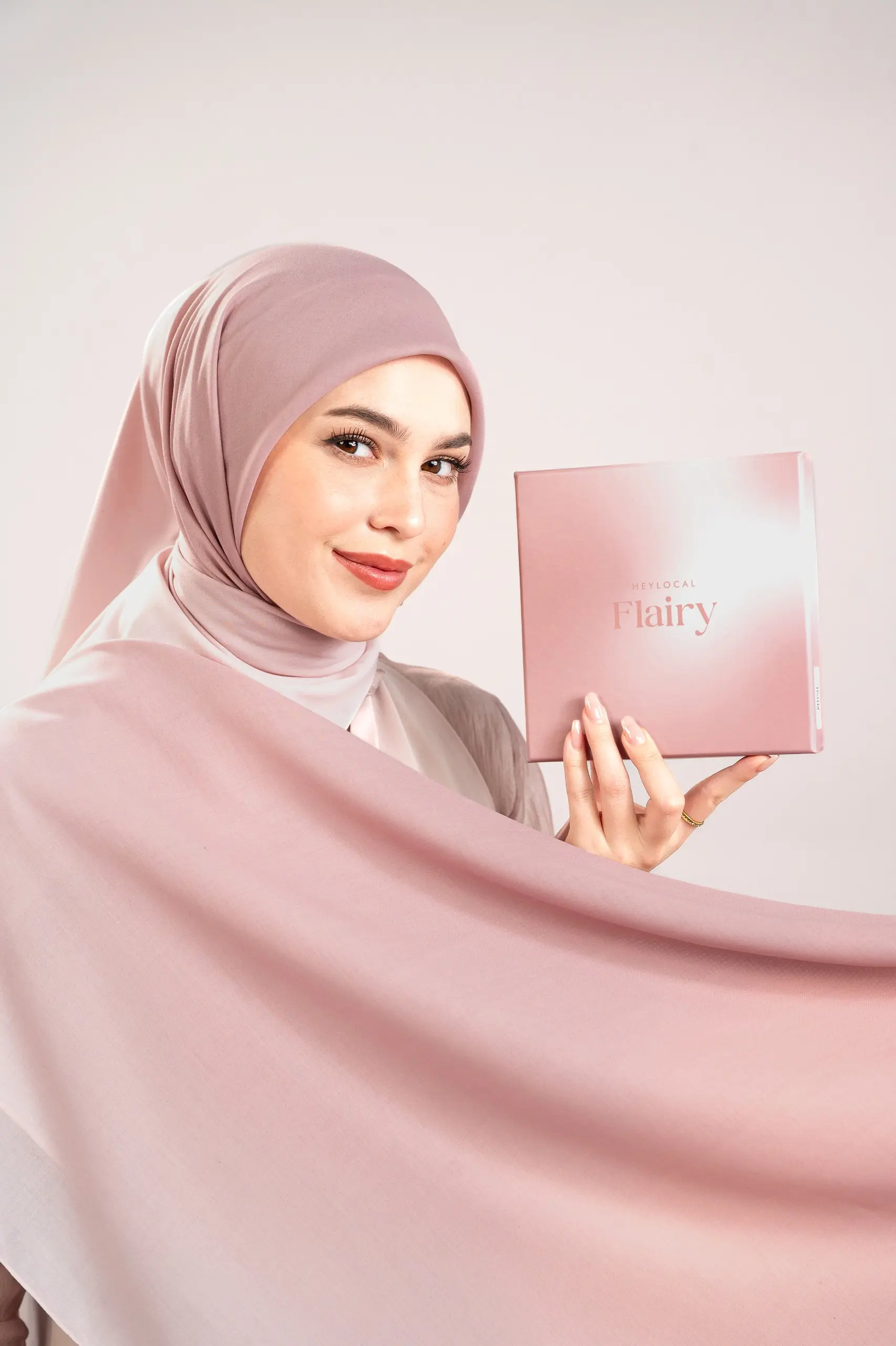 FLAIRY SCARF BLUSH