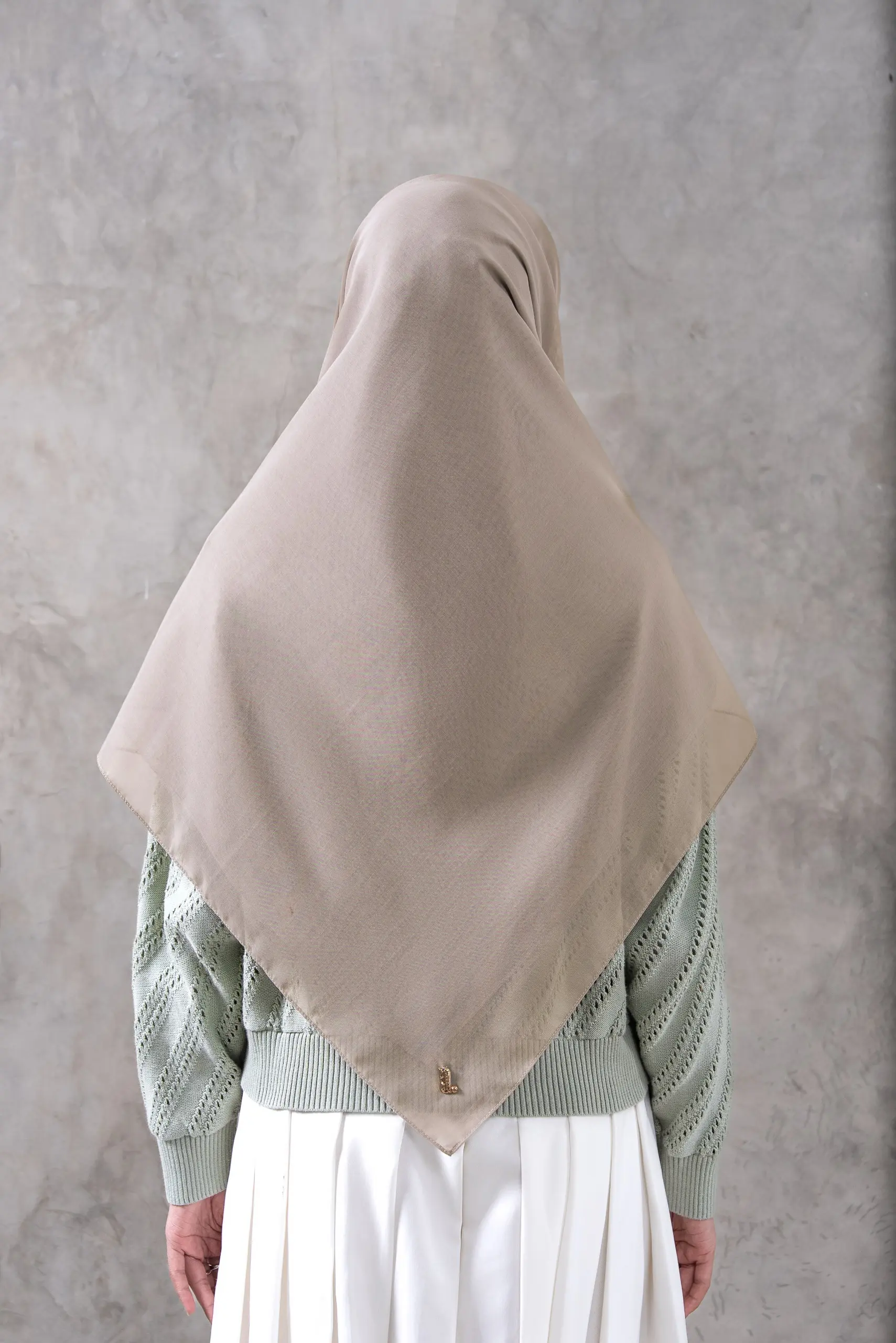 AIRY SCARF CLAY