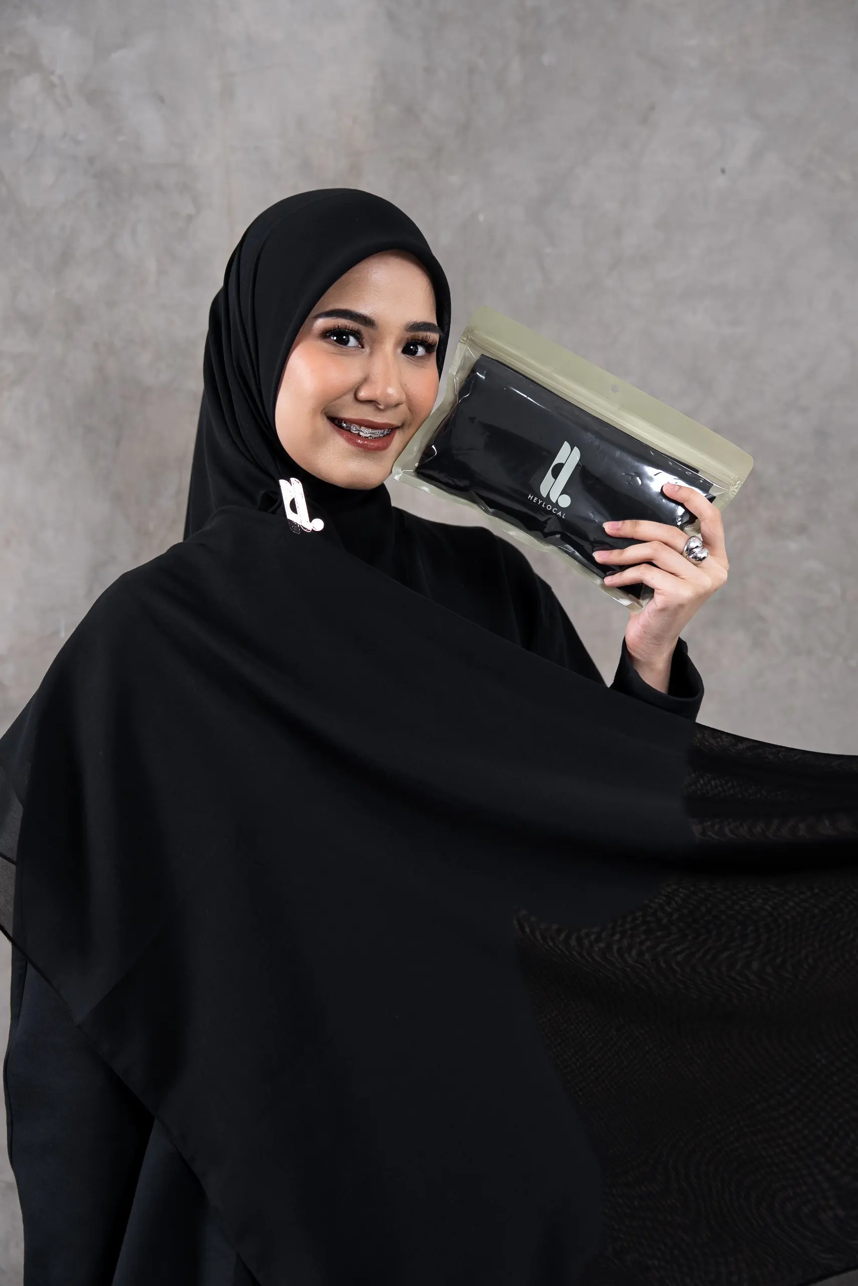 AIRY SCARF ONYX