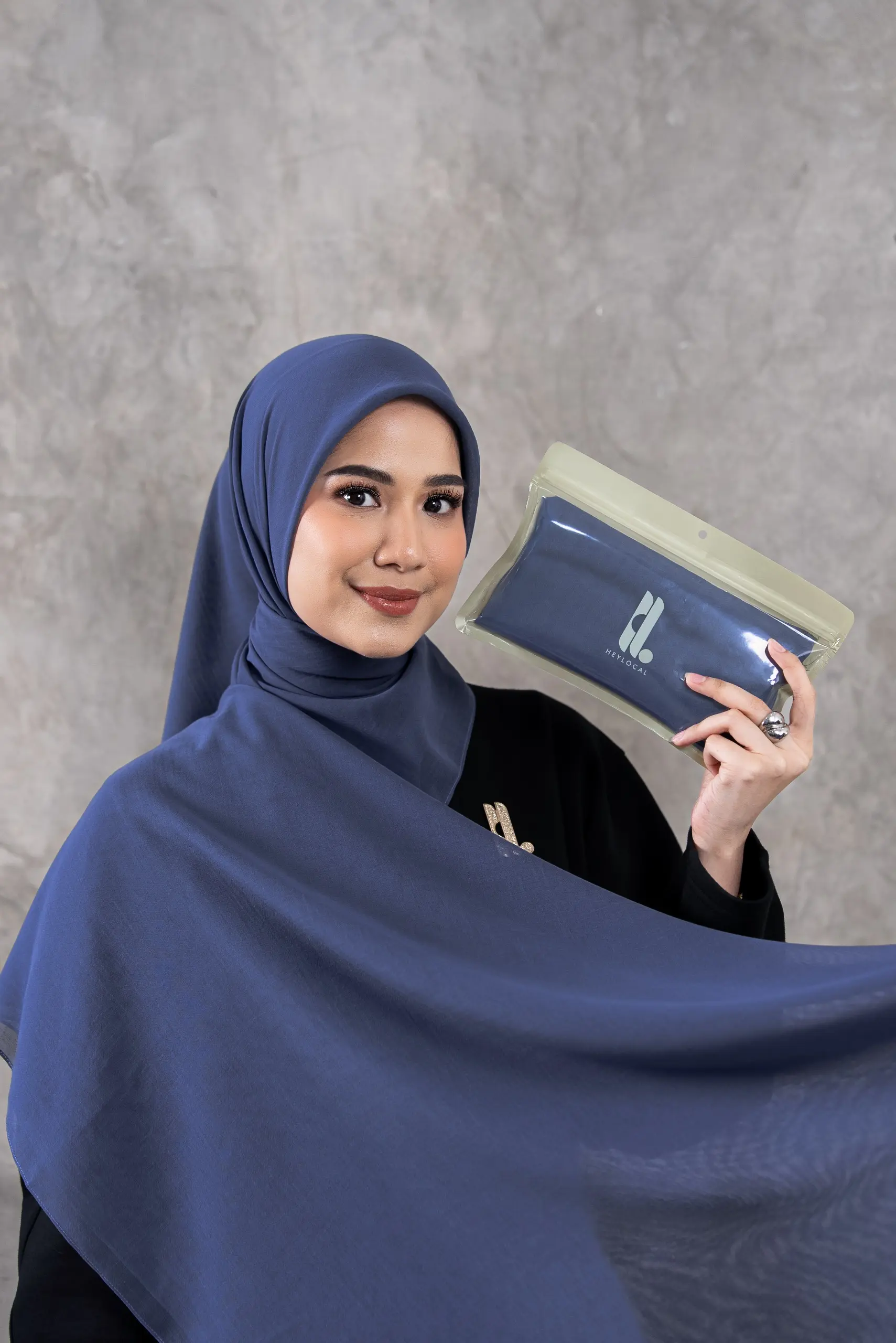 AIRY SCARF DENIM