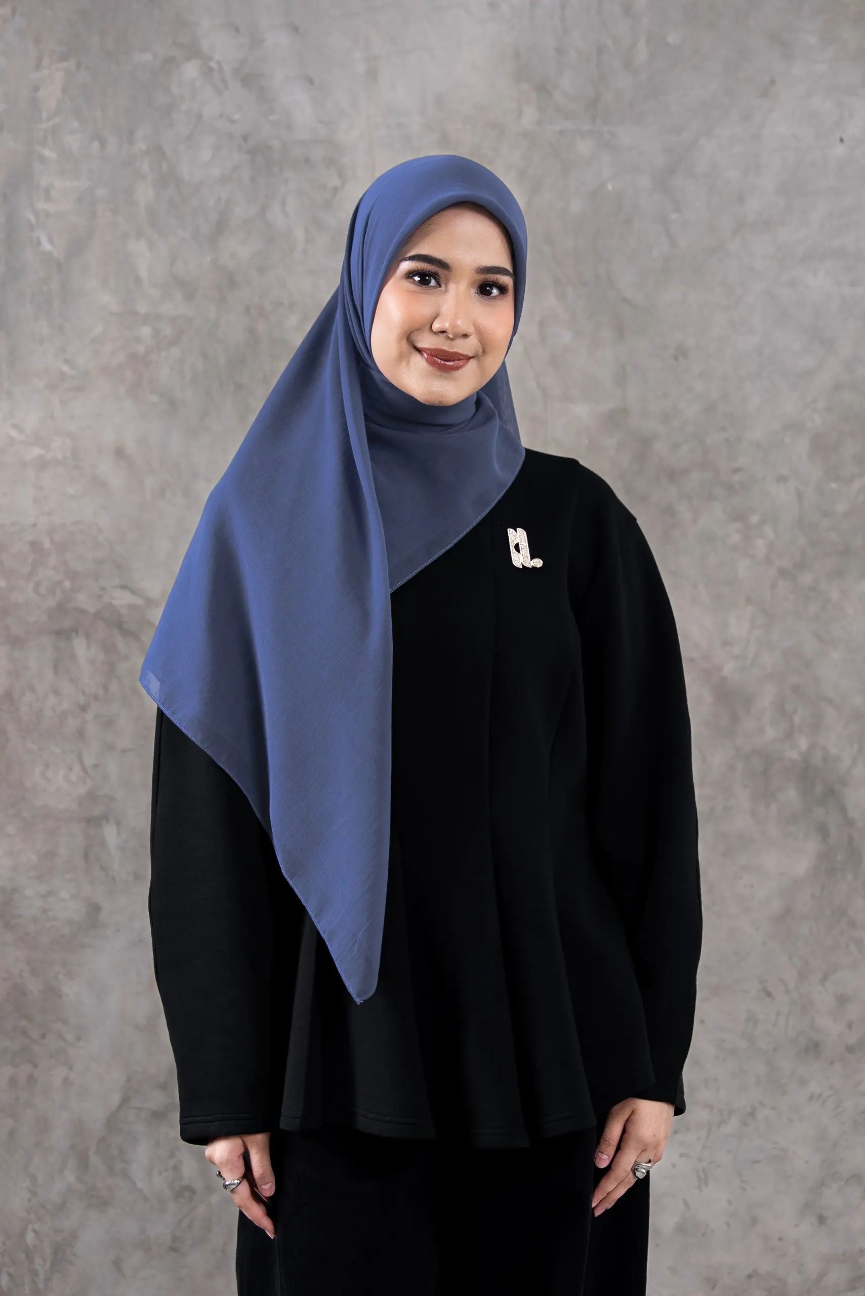 AIRY SCARF DENIM