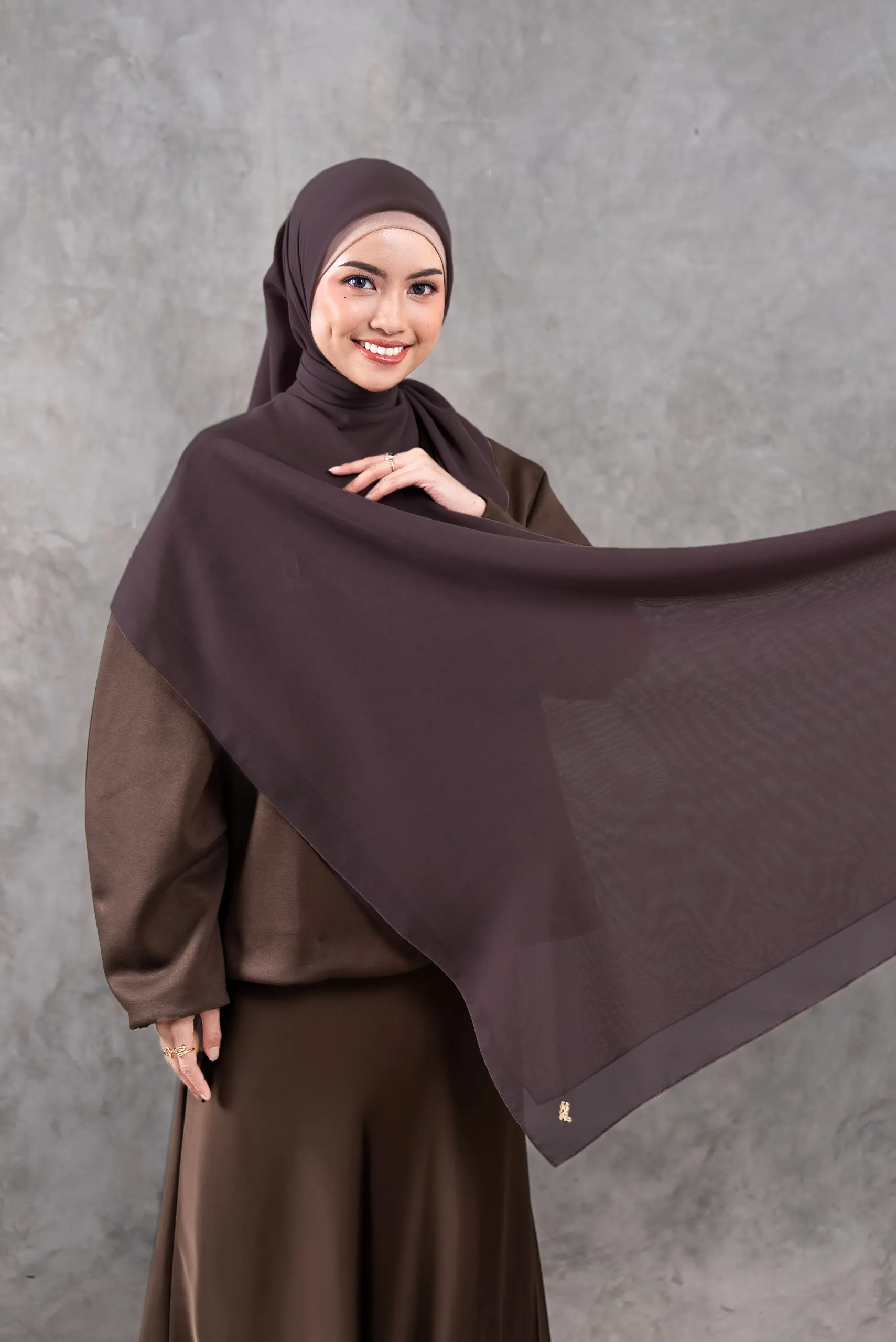 AIRY SCARF BRUNEA