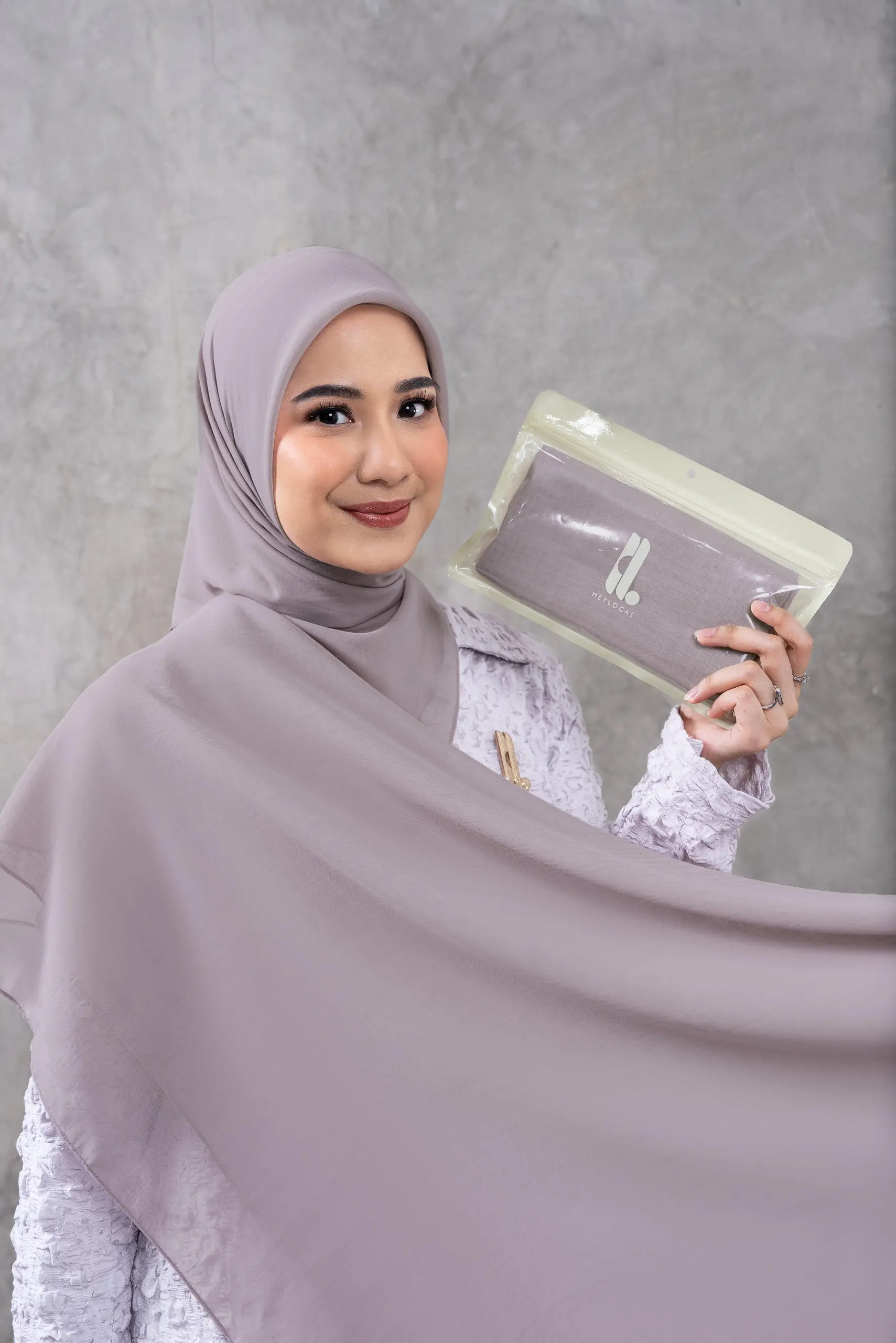 AIRY SCARF OYSTER