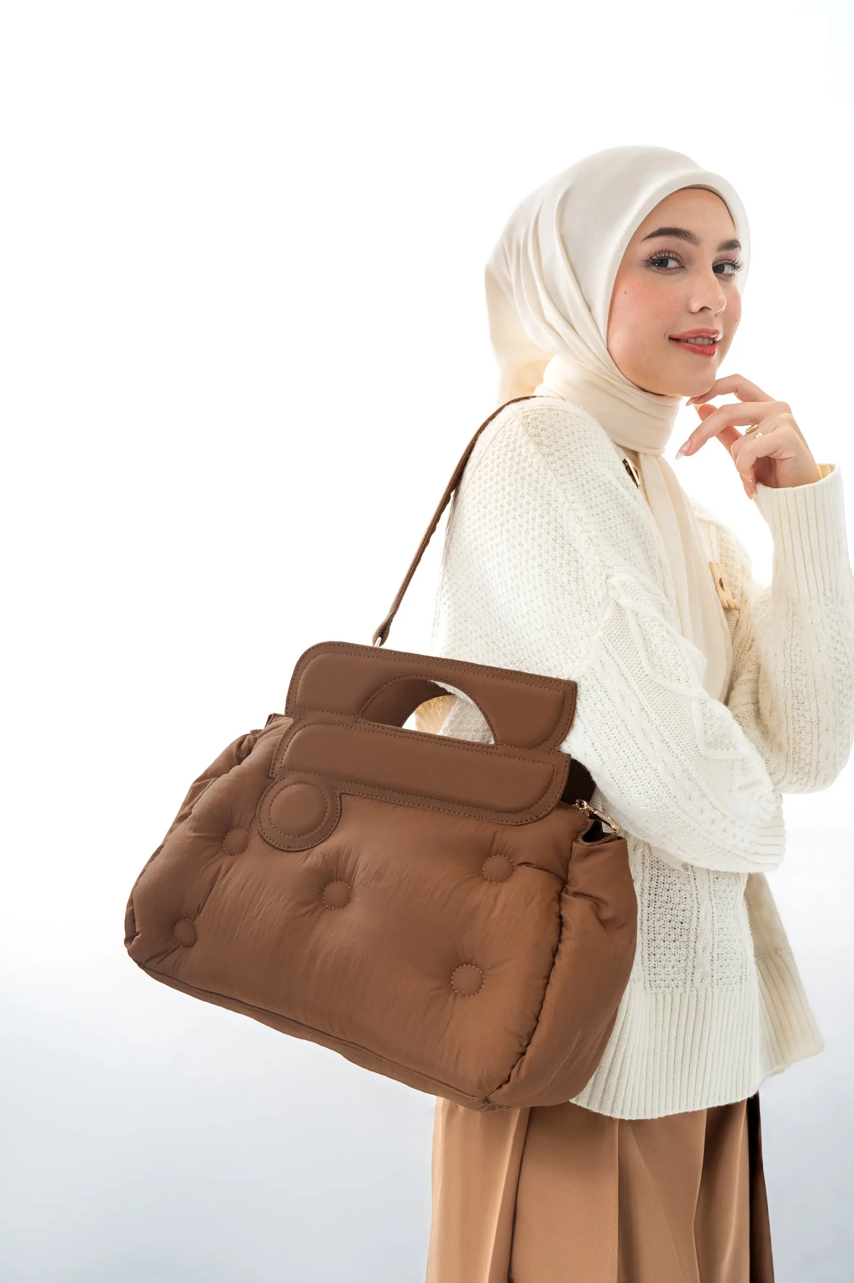 BOUTONNE BAG TOFFEE