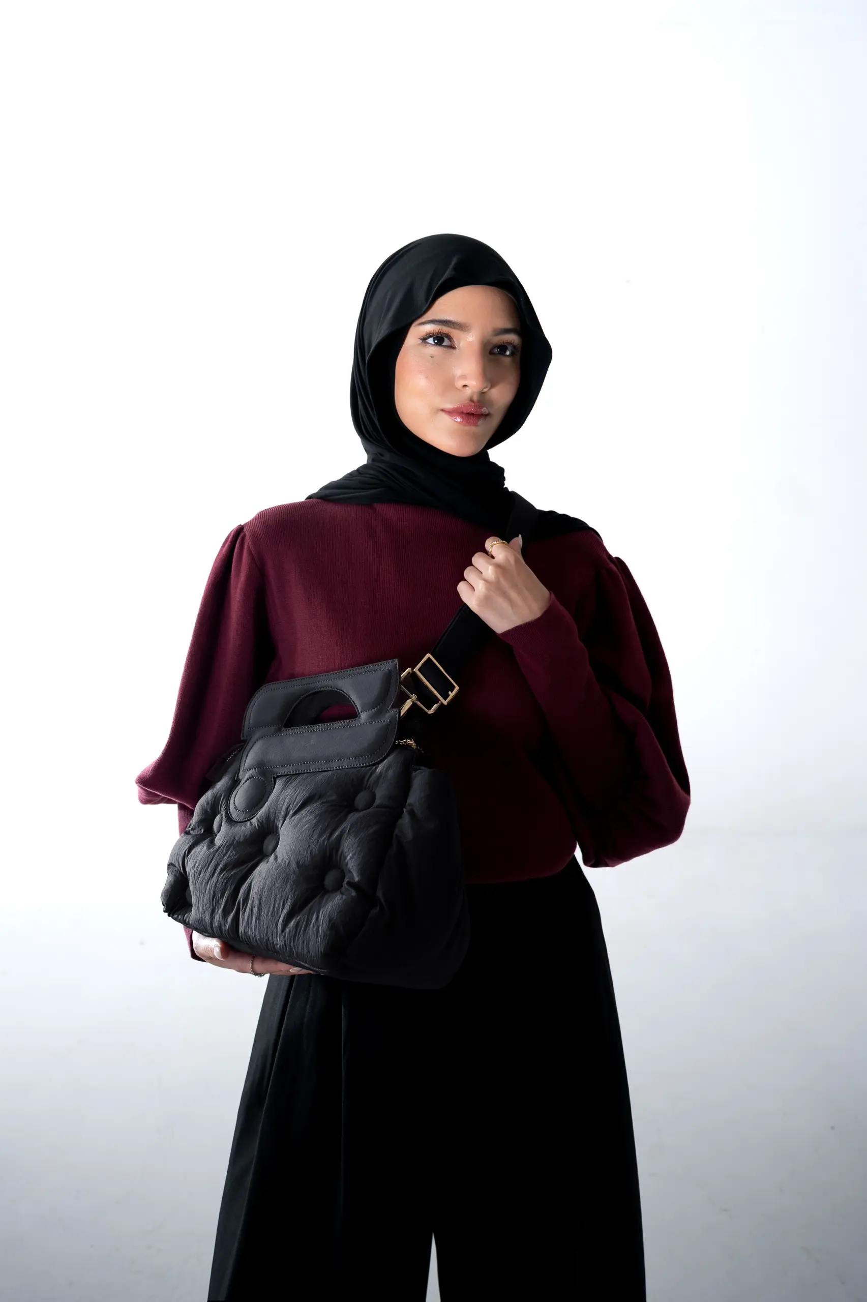 BOUTONNE BAG BLACK