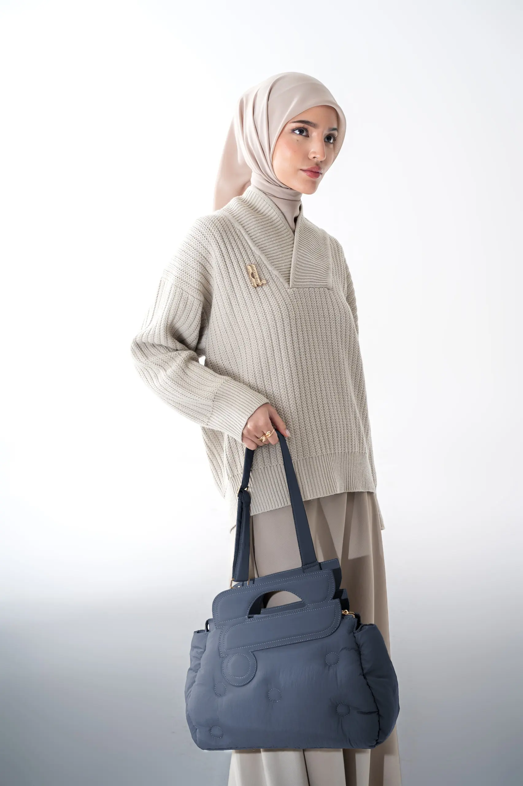 BOUTONNE BAG BLUEFIN