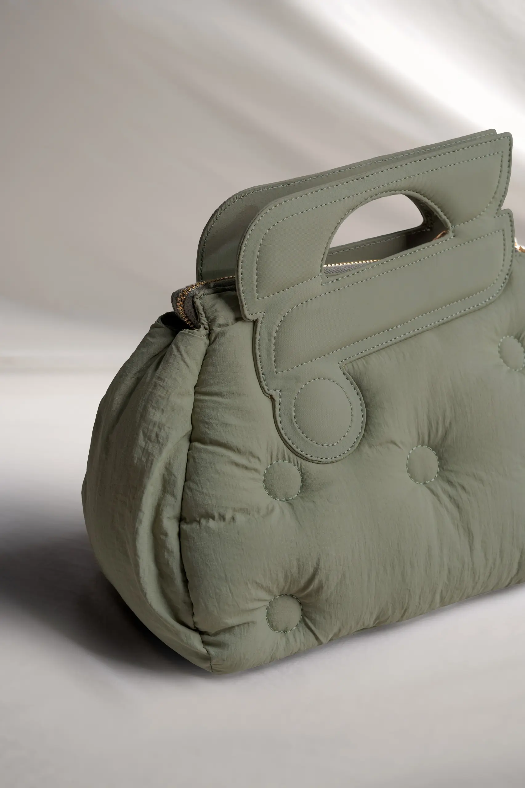 BOUTONNE BAG GREEN OLIVE