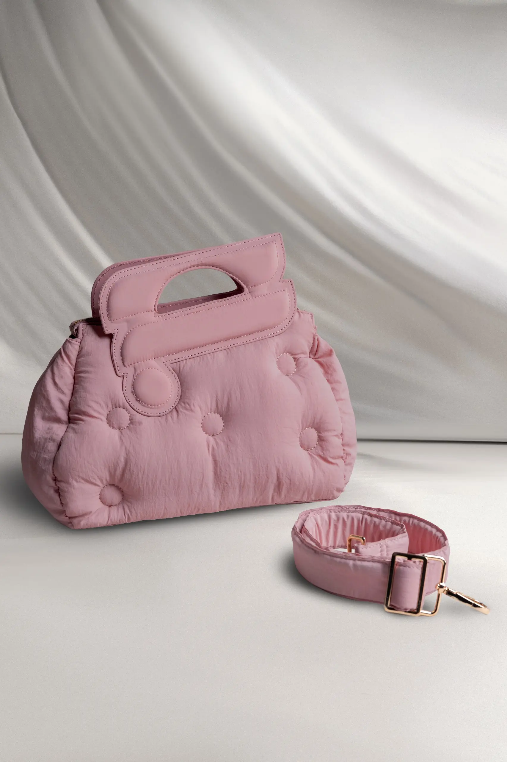 BOUTONNE BAG MISTY ROSE