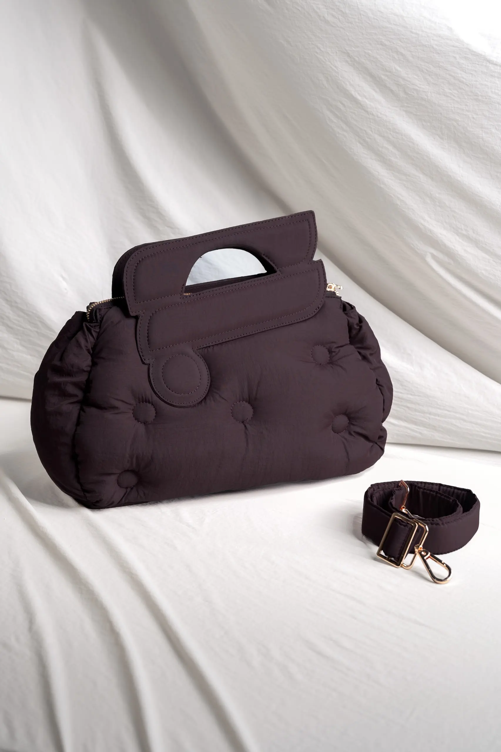 BOUTONNE BAG BRUNETTE
