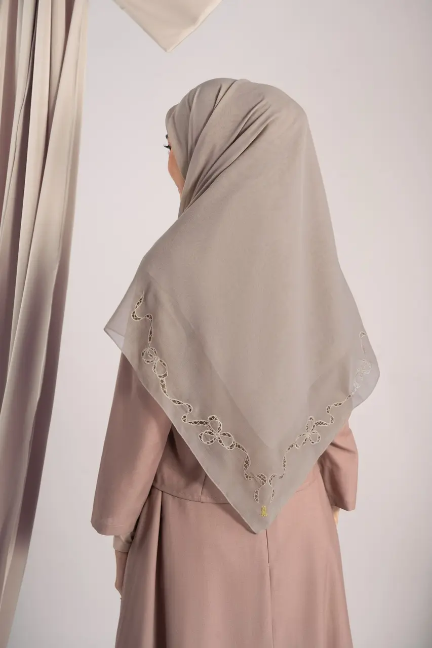 LACELLE RIBBON SCARF COPPER