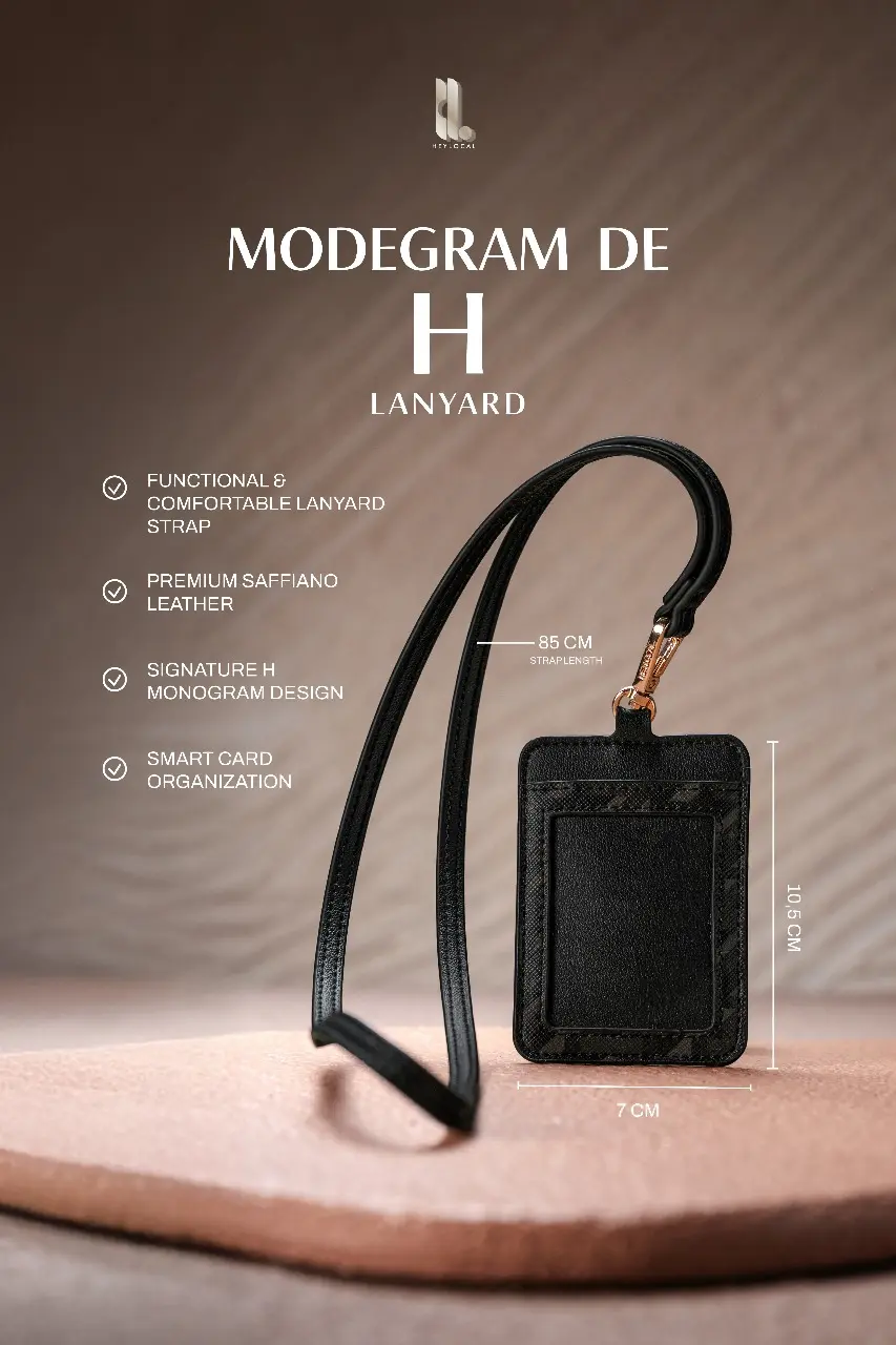 MODEGRAM DE H LANYARD GREY